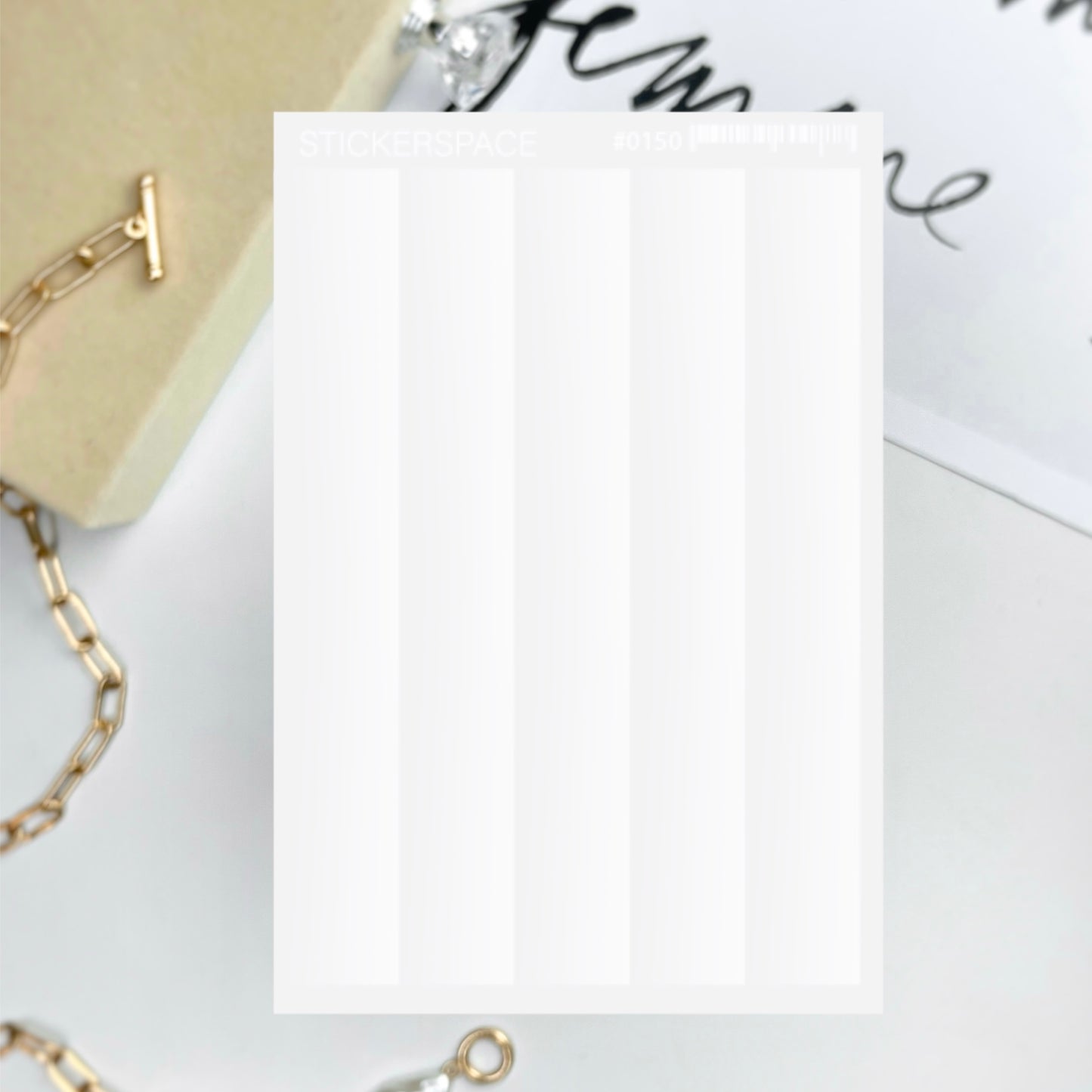 Nail sliders - Gradient French 0150