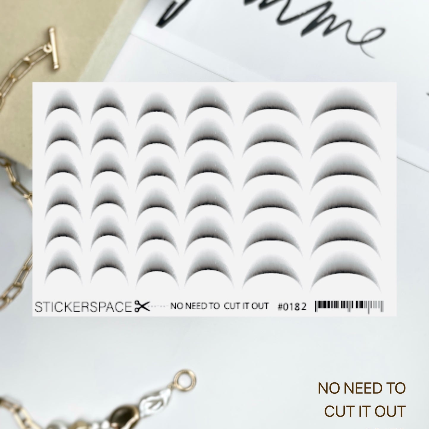 Слайдери для манікюру - Френч градієнт 0182