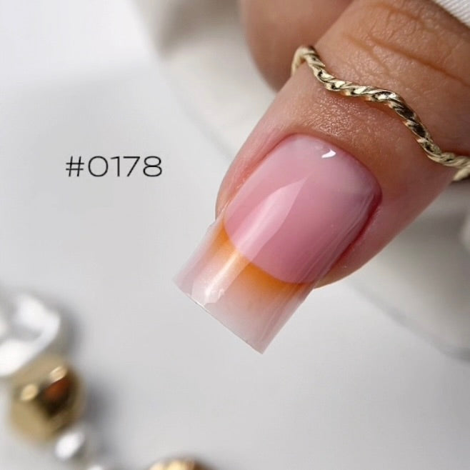 Manicure nail sliders - French Gradient 0178