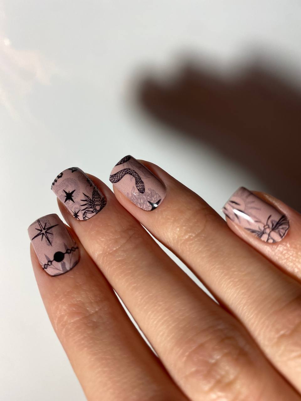 Manicure nail wrap "Aesthetics"