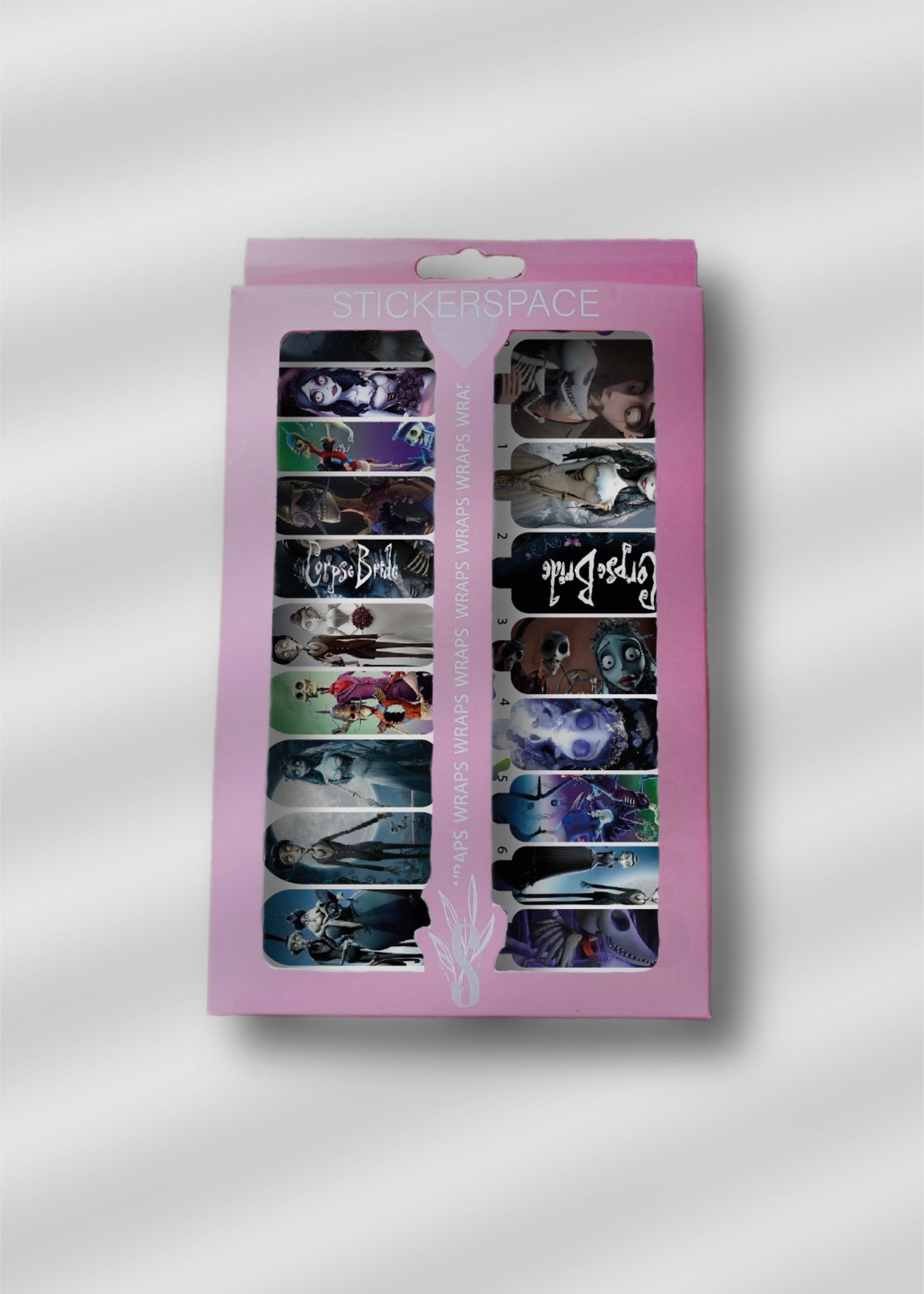 Nail wrap "Corpse Bride XL"