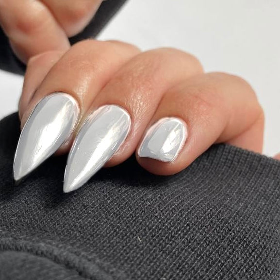 Nail wraps mini White S-00037