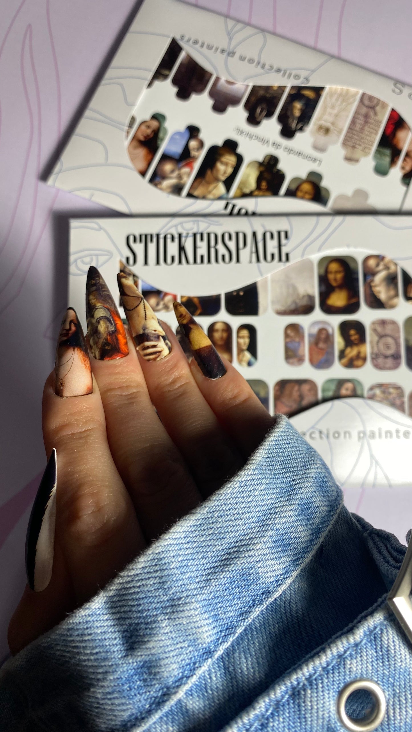 Nail wrap "Leonardo da Vinci"
