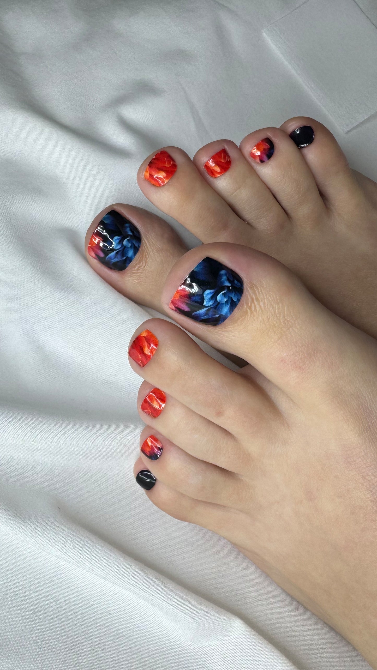 Nail pedicure wraps mini P-00007