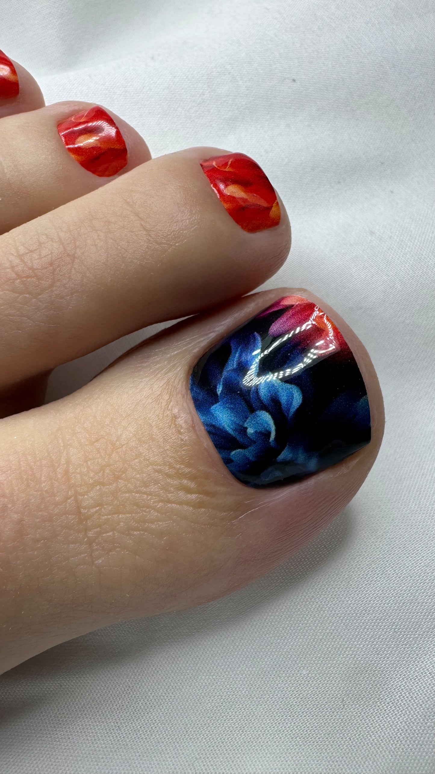 Nail pedicure wraps mini P-00007