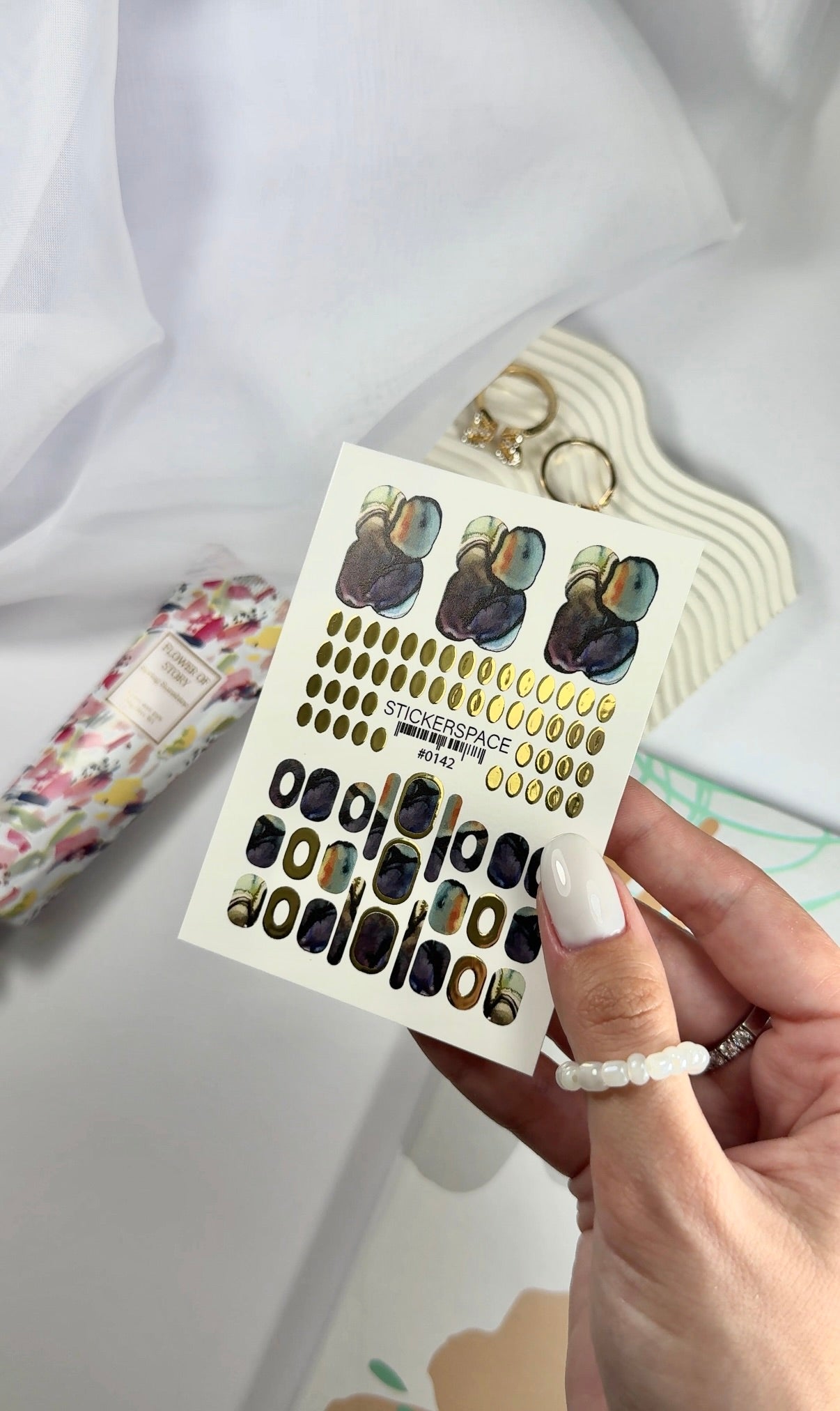 Комбіновані слайдери для нігтів - 0196