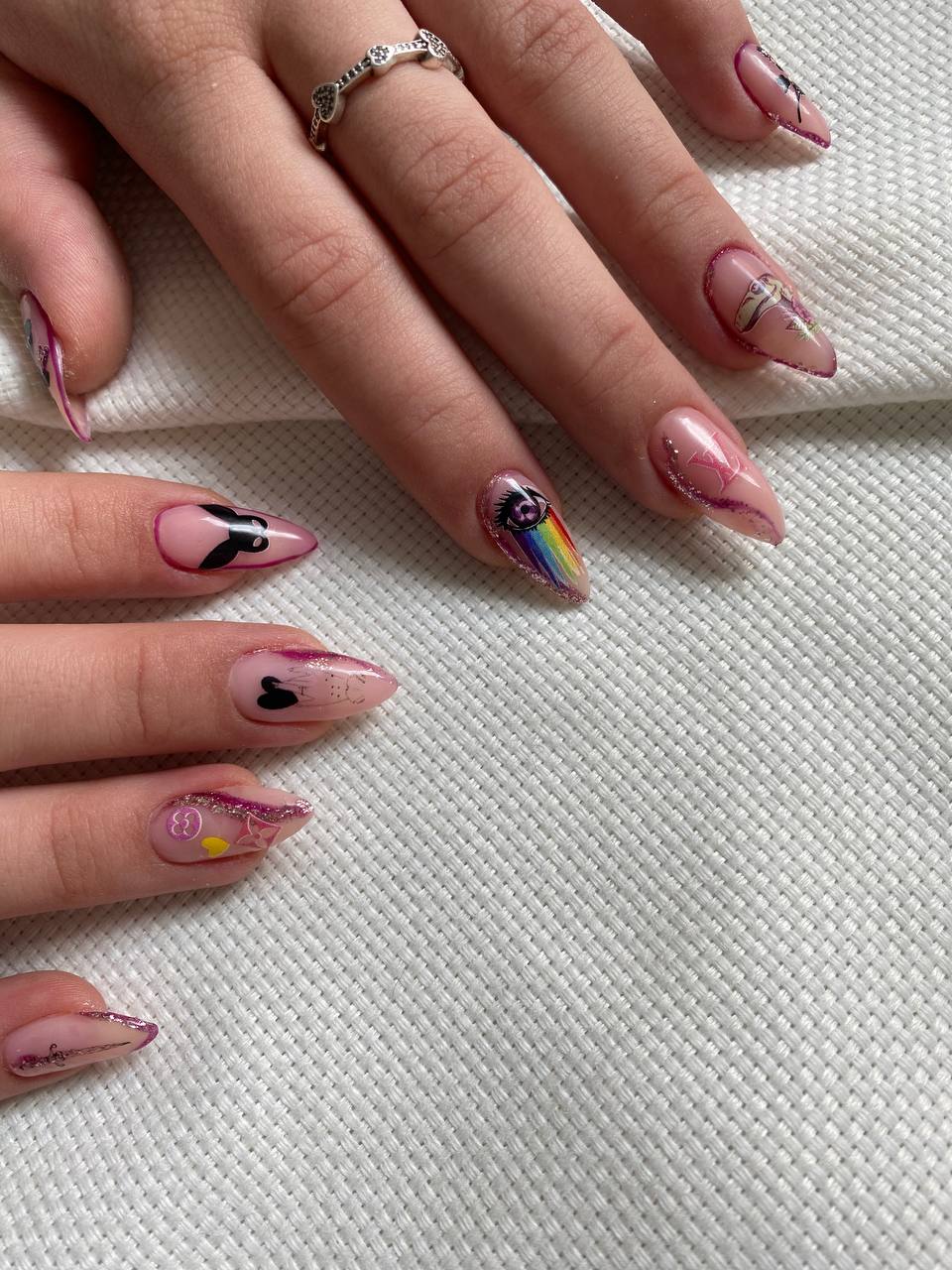 Nail stickers "Cry Baby"