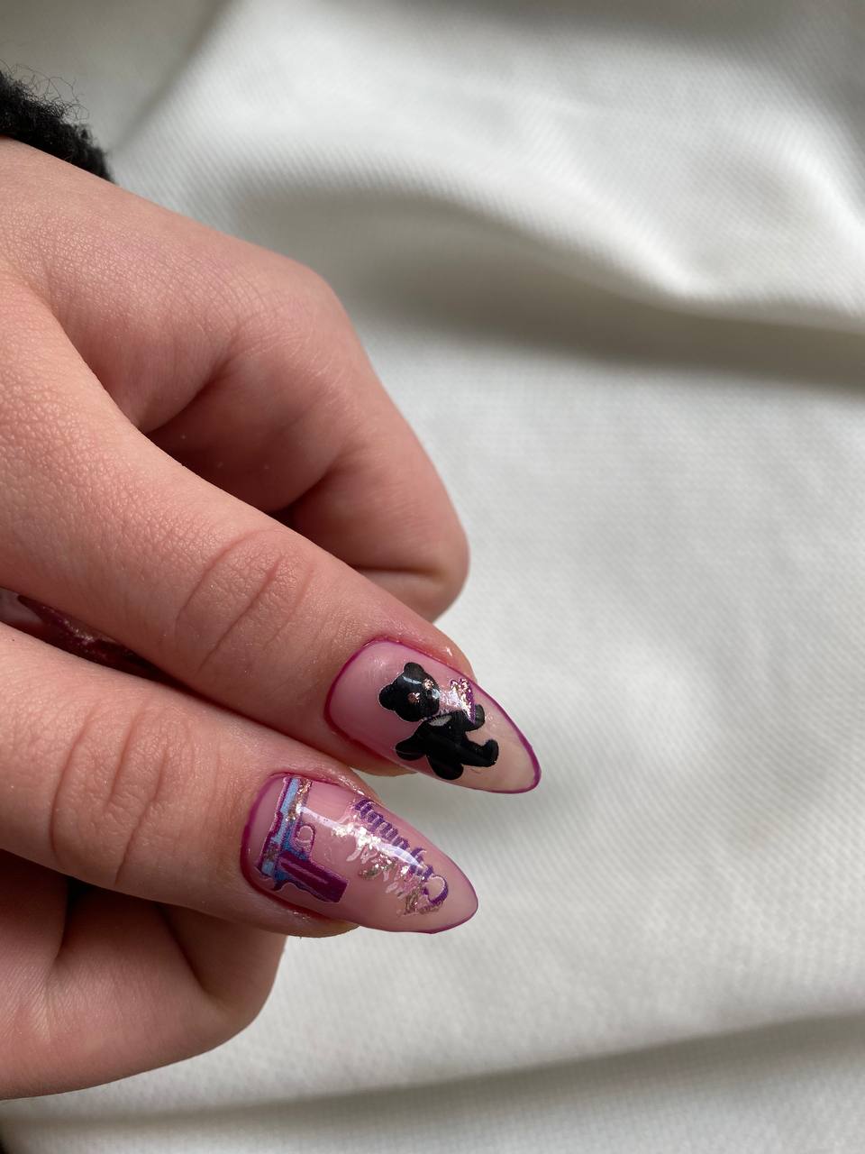 Nail stickers "Cry Baby"