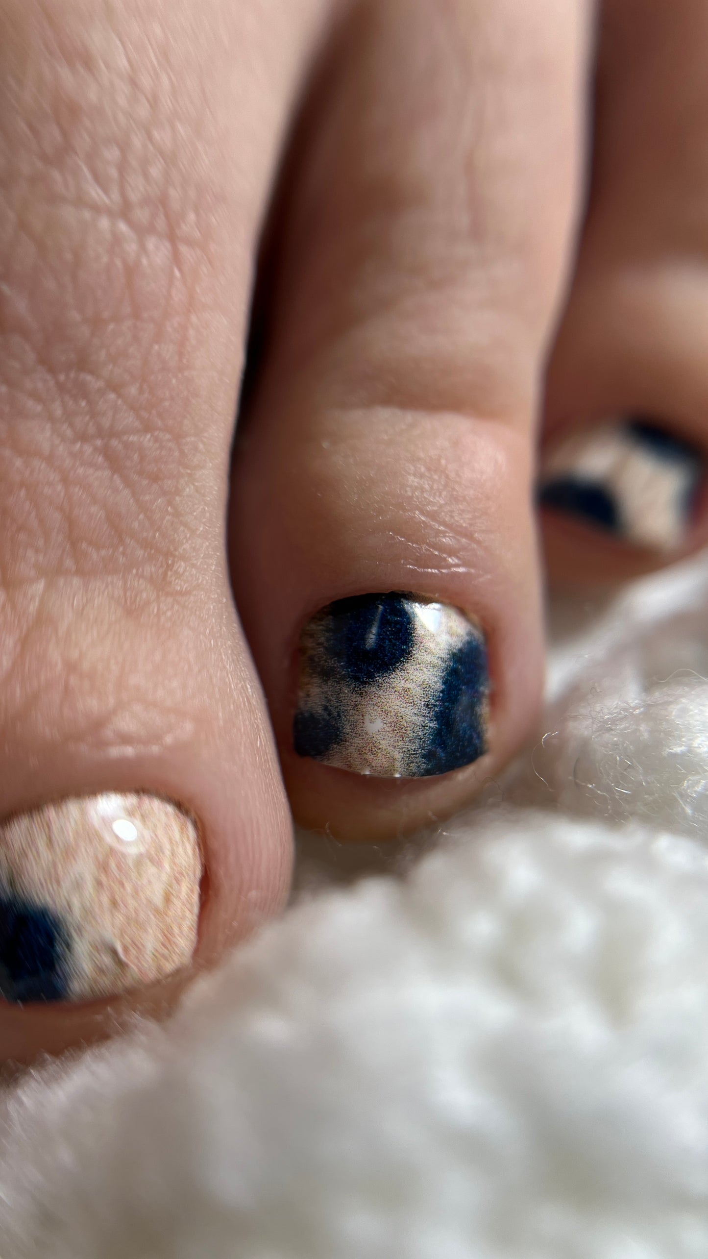 Nail pedicure wrap "Wicked"