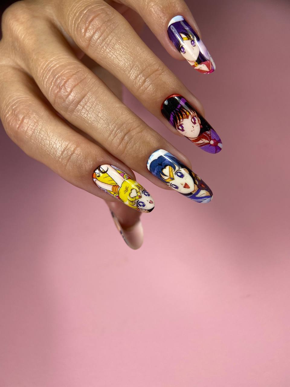 Nail wrap "Sailor moon XL"