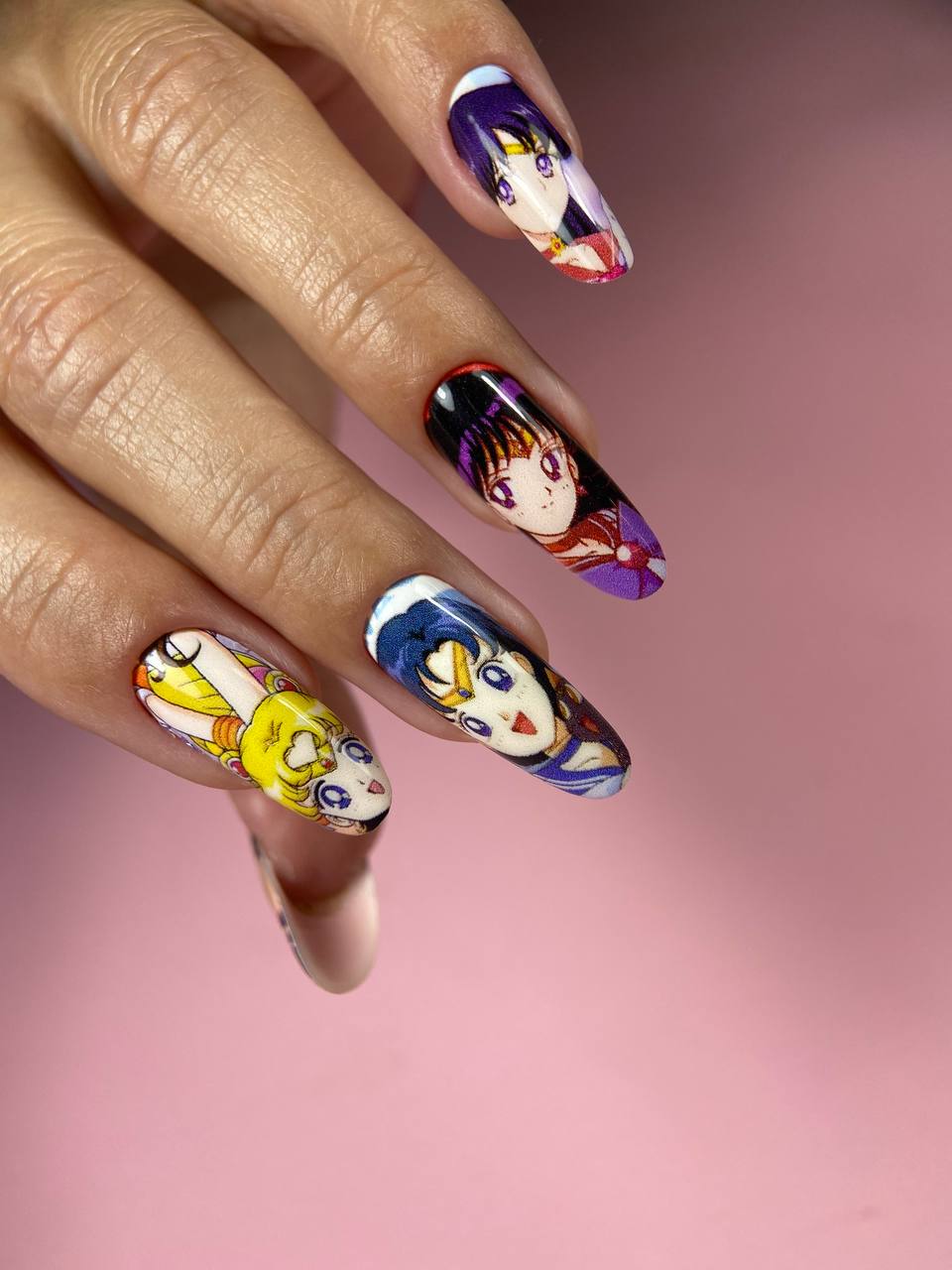 Nail wrap "Sailor moon XL"