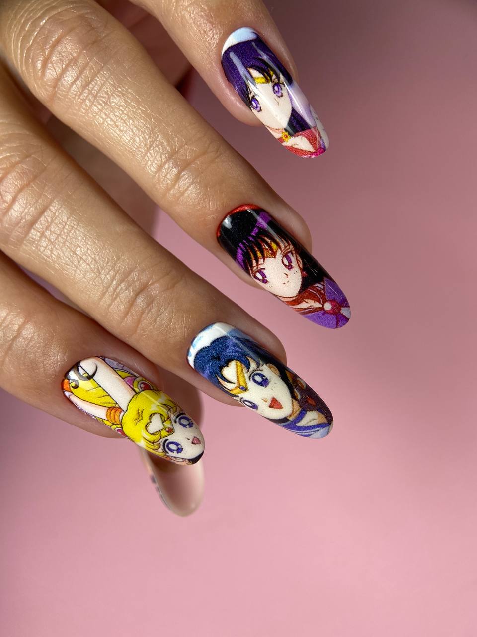 Nail wrap "Sailor moon XL"