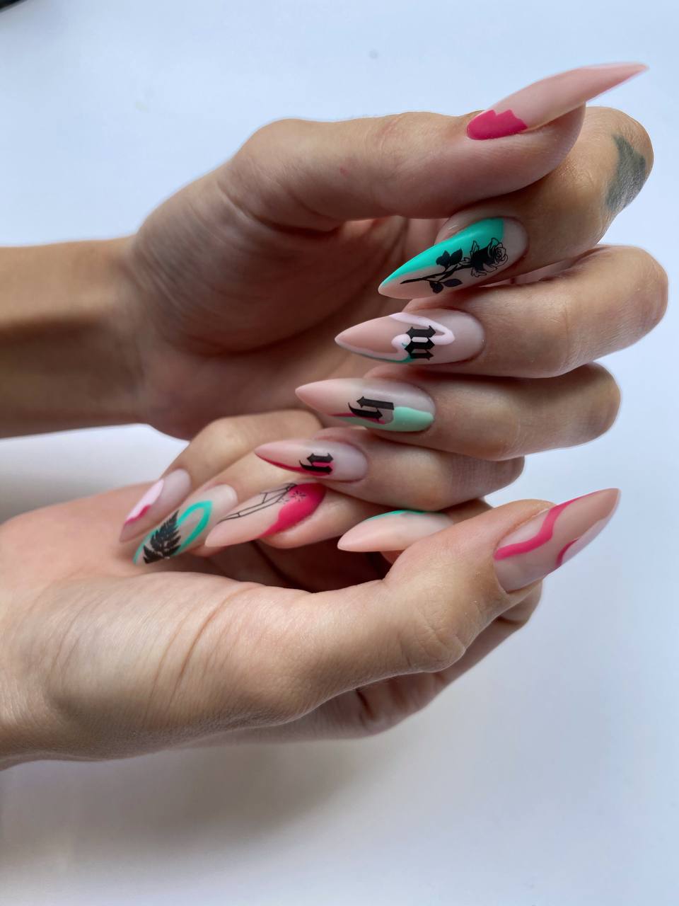 Nail stickers "Gothic"