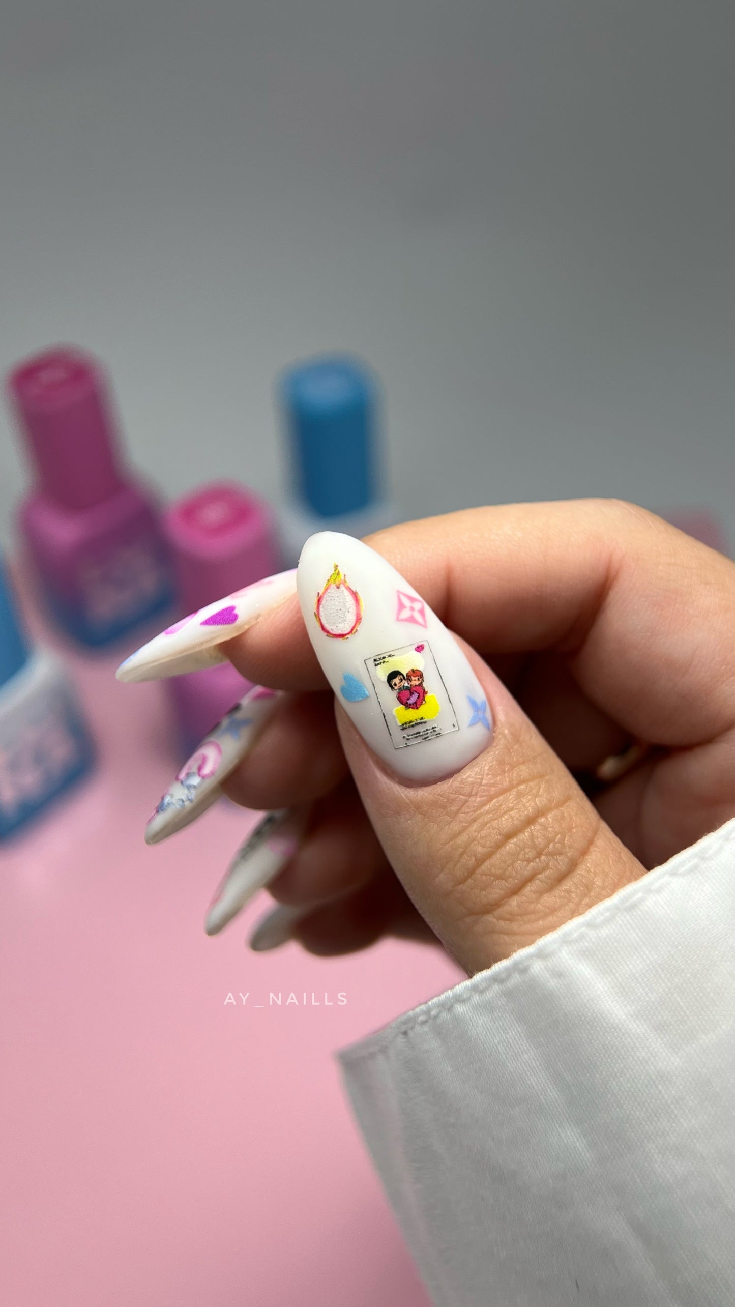 Nail stickers "Cry Baby"