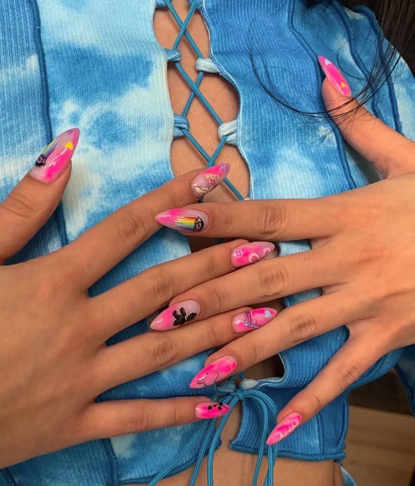 Nail stickers "Cry Baby"