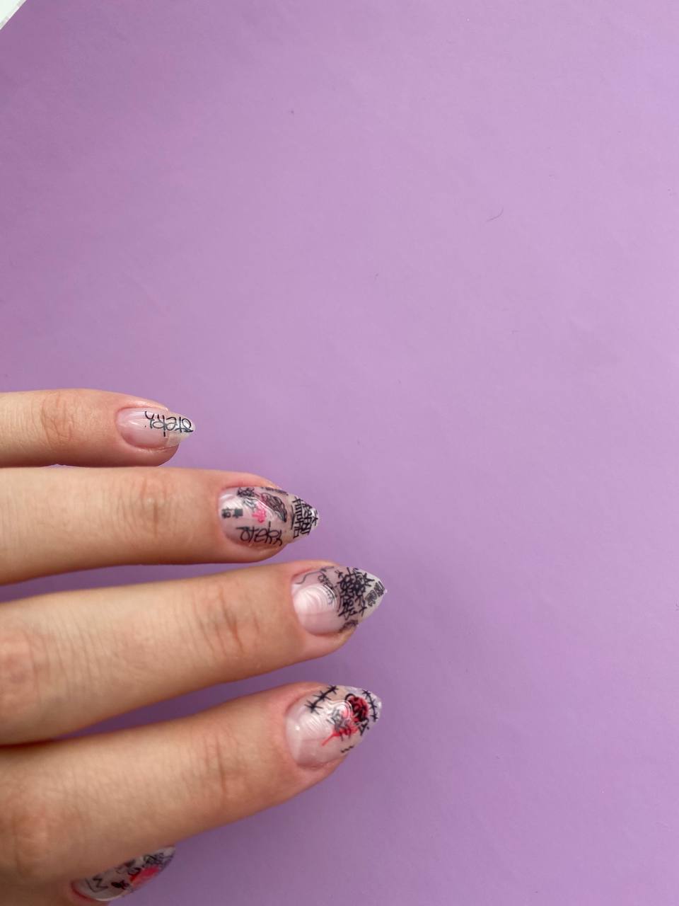 Стікери для нігтів "Street culture"