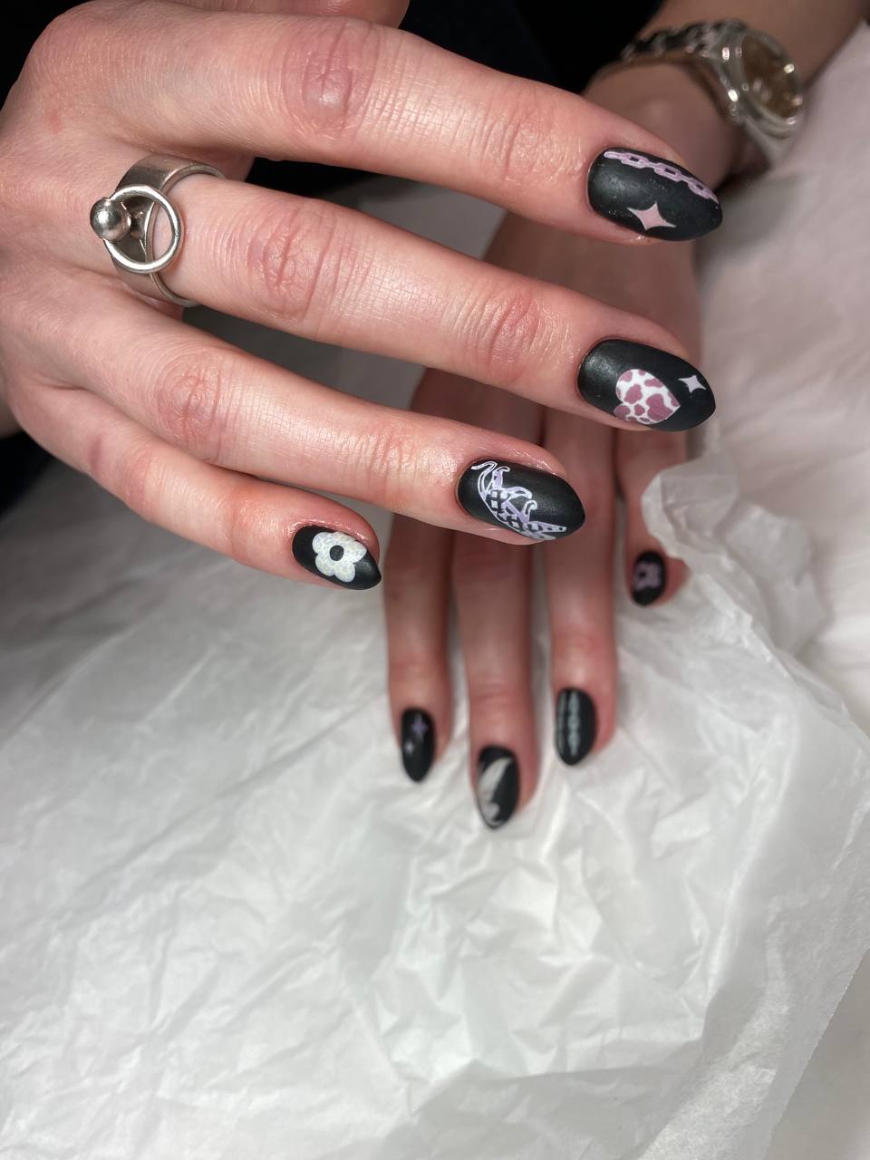 Nail stickers "Cry Baby"