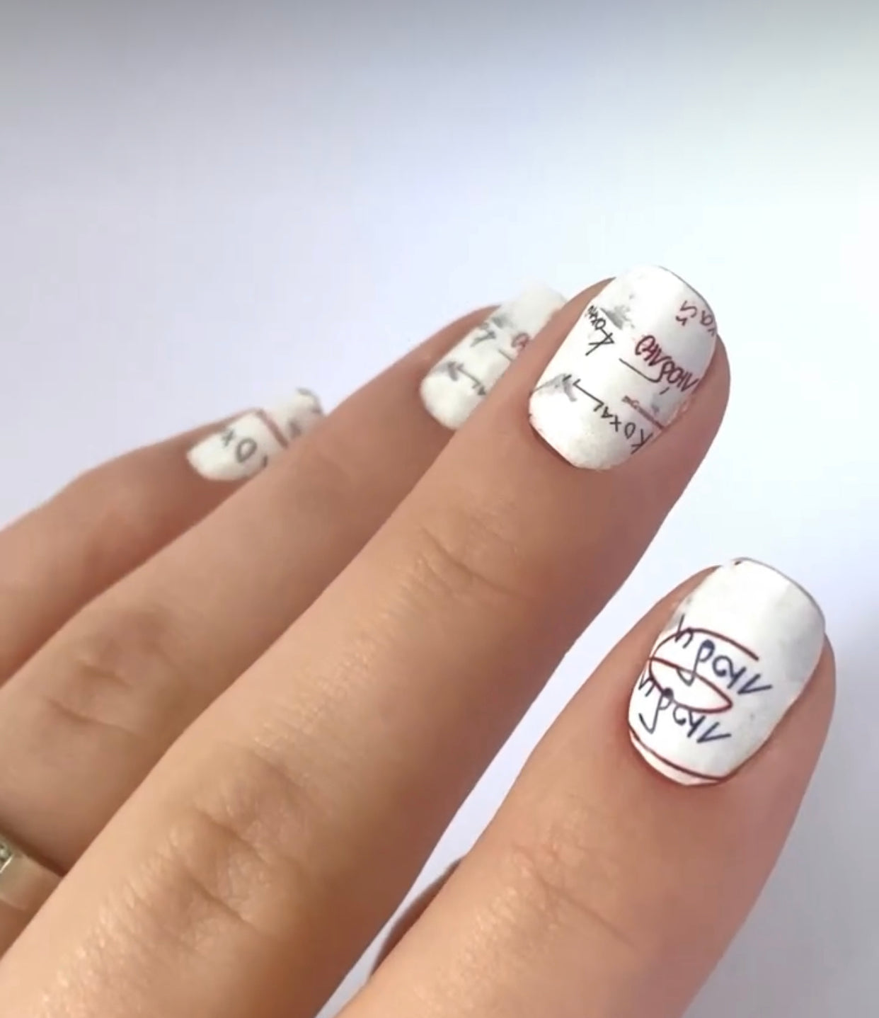 Nail wrap "Love"