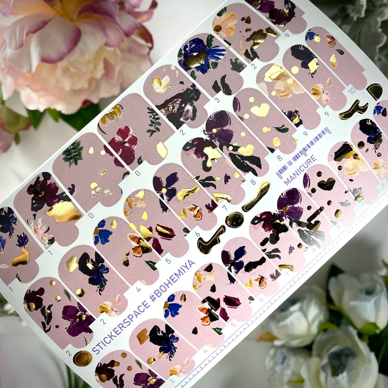 Nail wrap "Bohemiya"