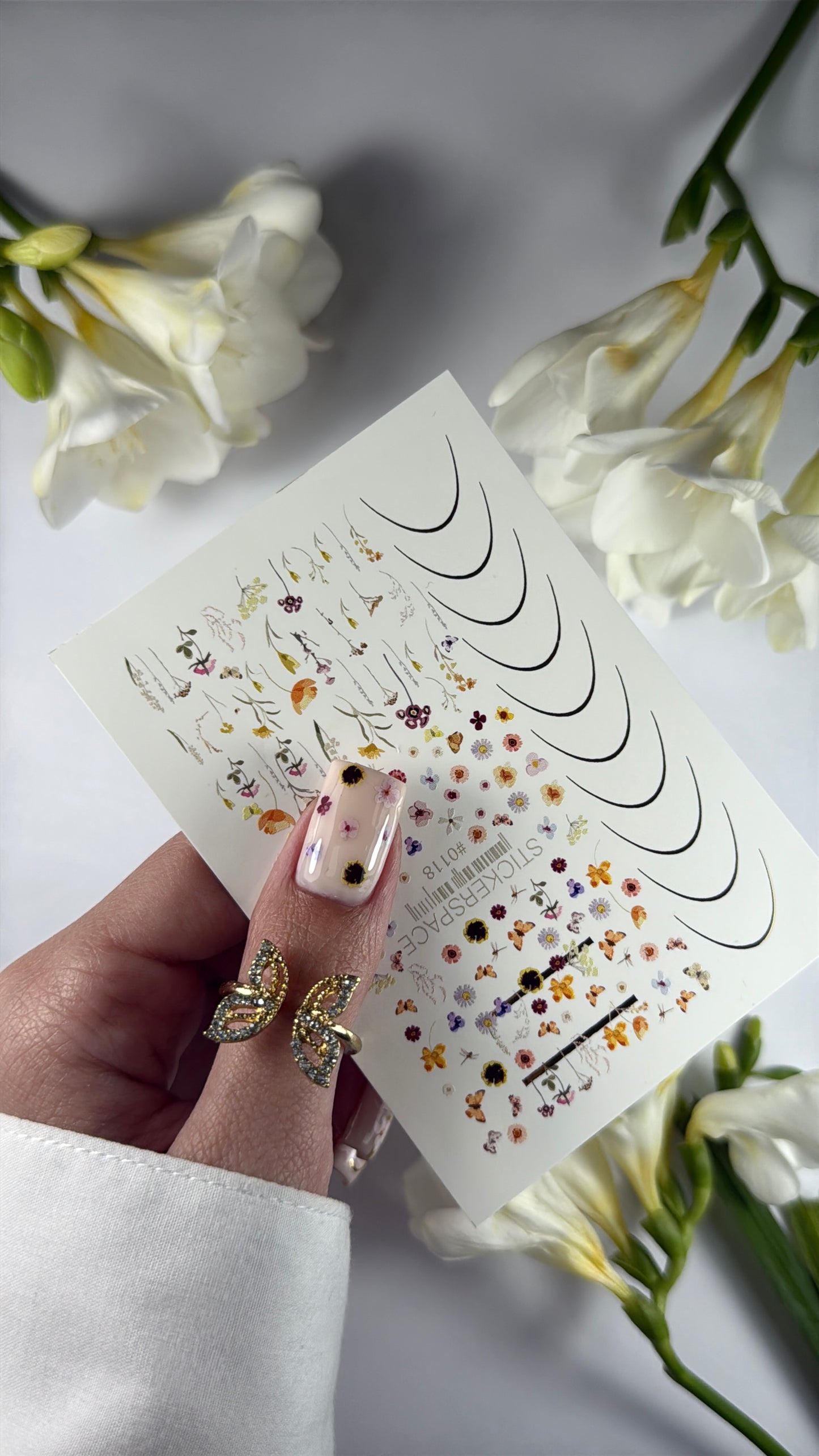 Комбіновані слайдери для нігтів - 0118