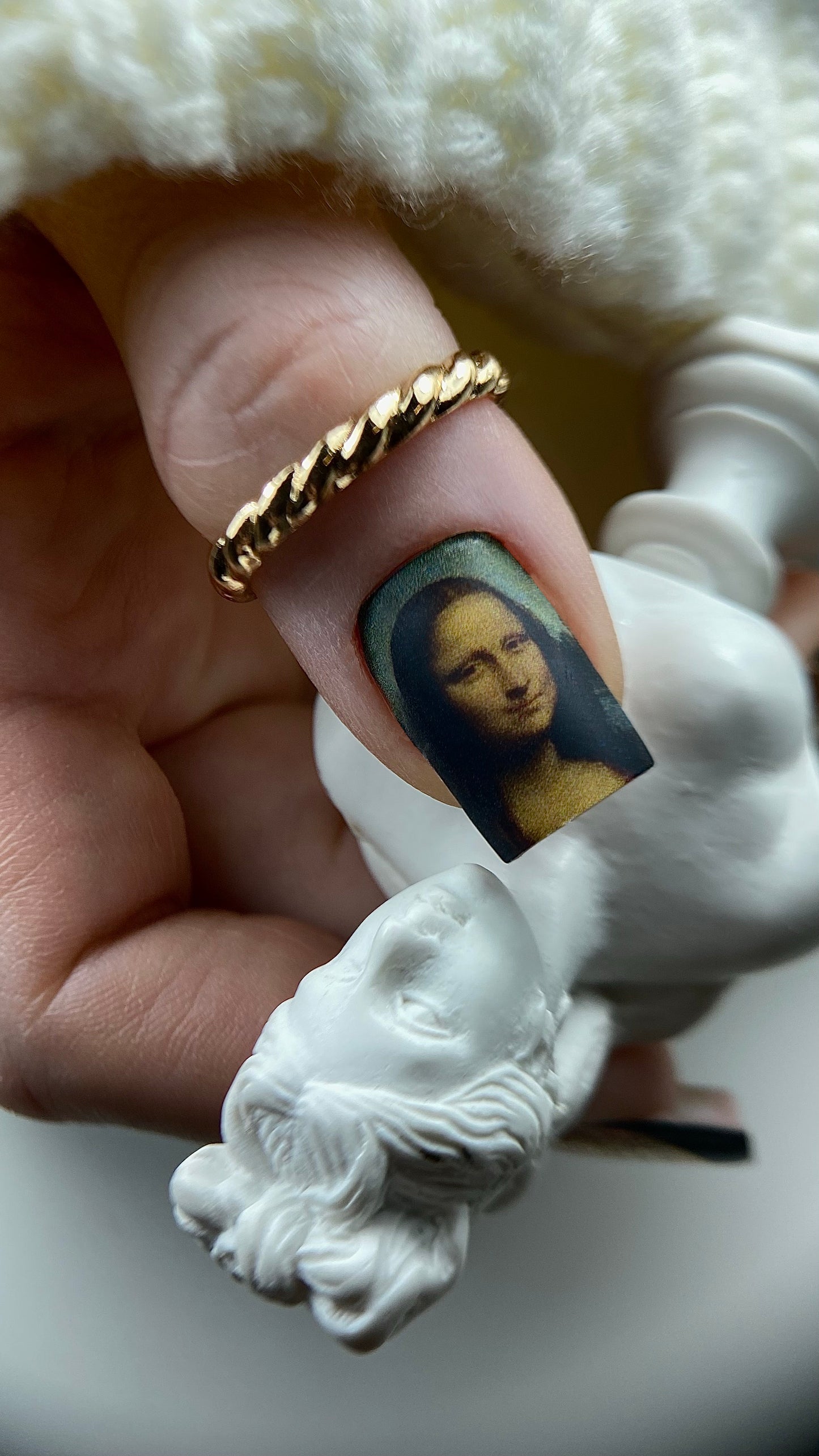Nail wrap "Leonardo da Vinci"