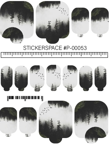 Міні-плівки для педикюру Різдво і Новий Рік P-00032