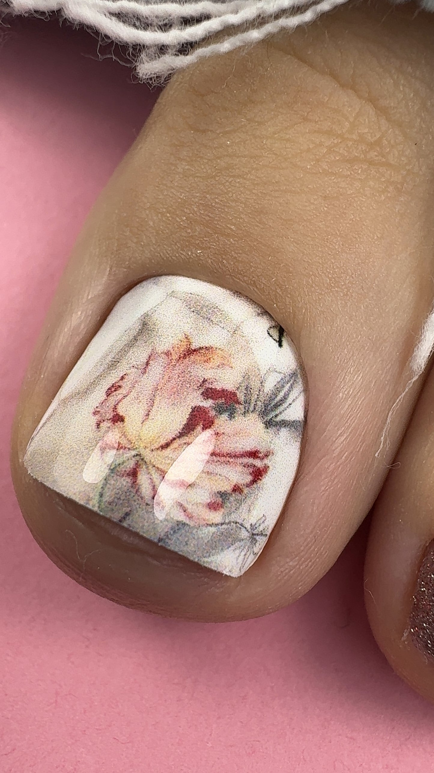 Pedicure nail wrap refills D-00006