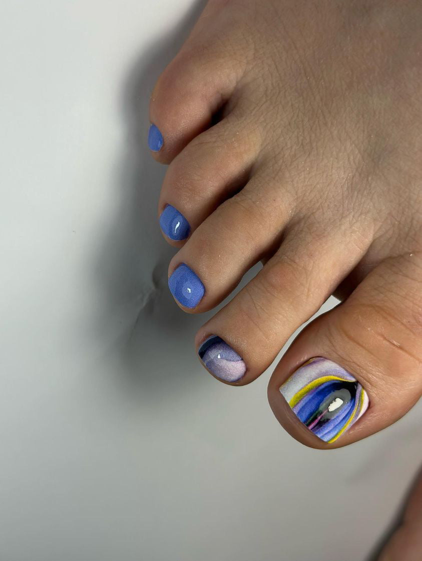 Pedicure nail wrap refills D-00003