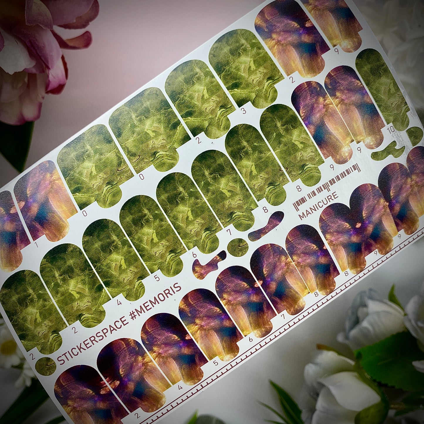 Manicure nail wrap "Memories"