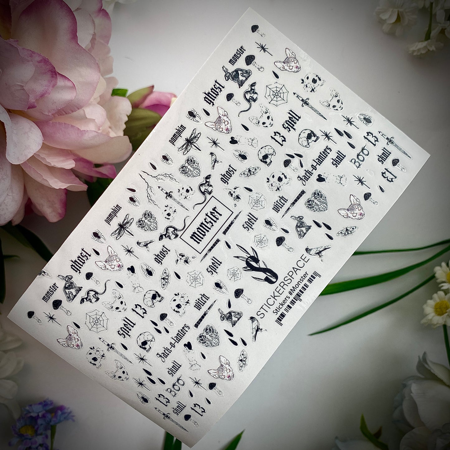 Nail stickers "Monster"