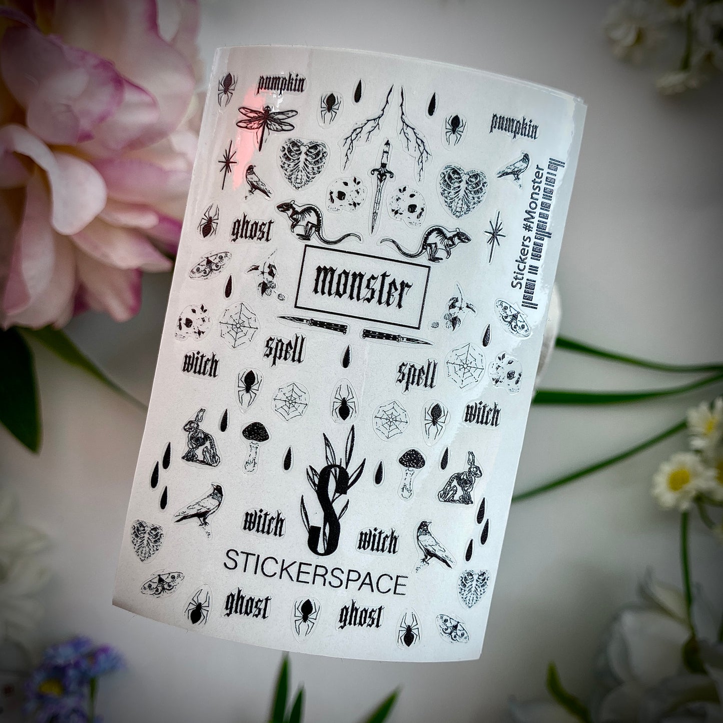 Nail stickers "Monster"