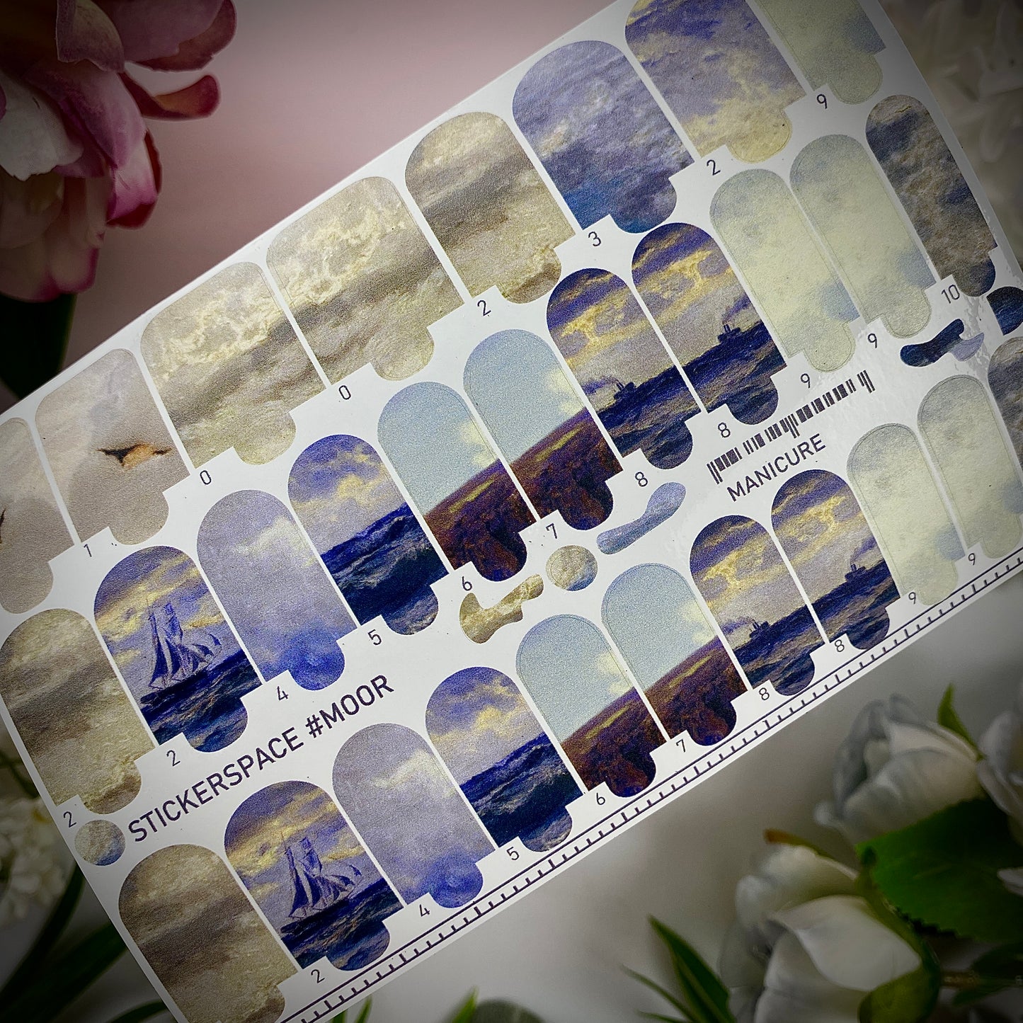 Manicure nail wrap "Moore"