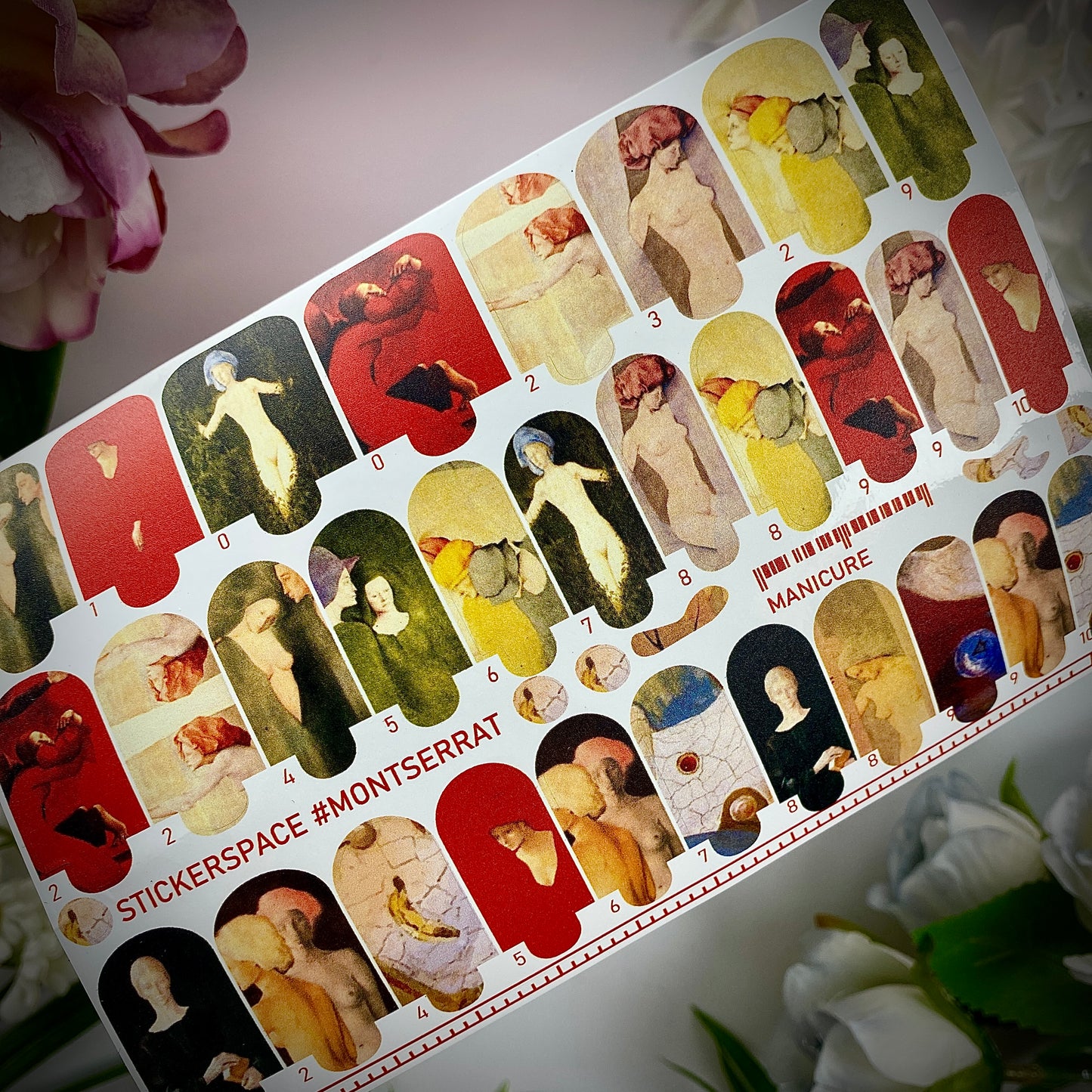 Manicure nail wrap "Montserrat"