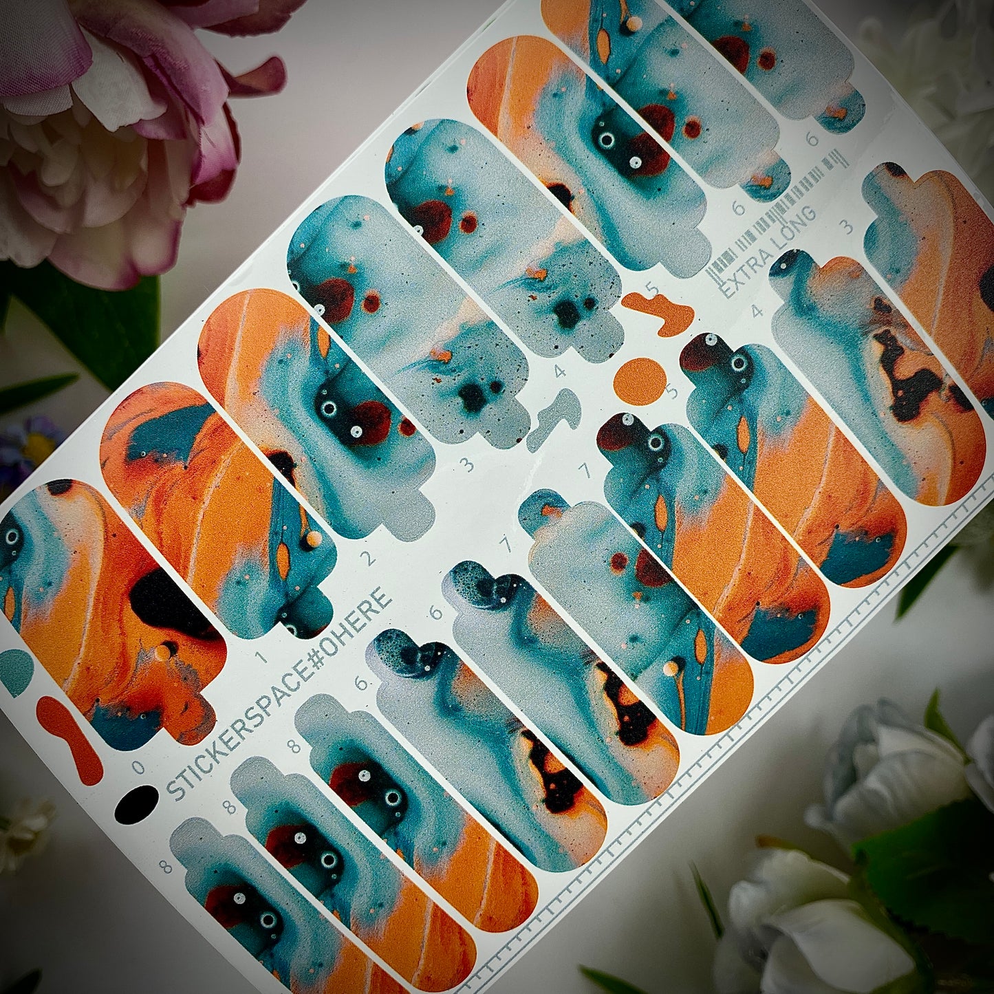 Nail wrap "Ochere"
