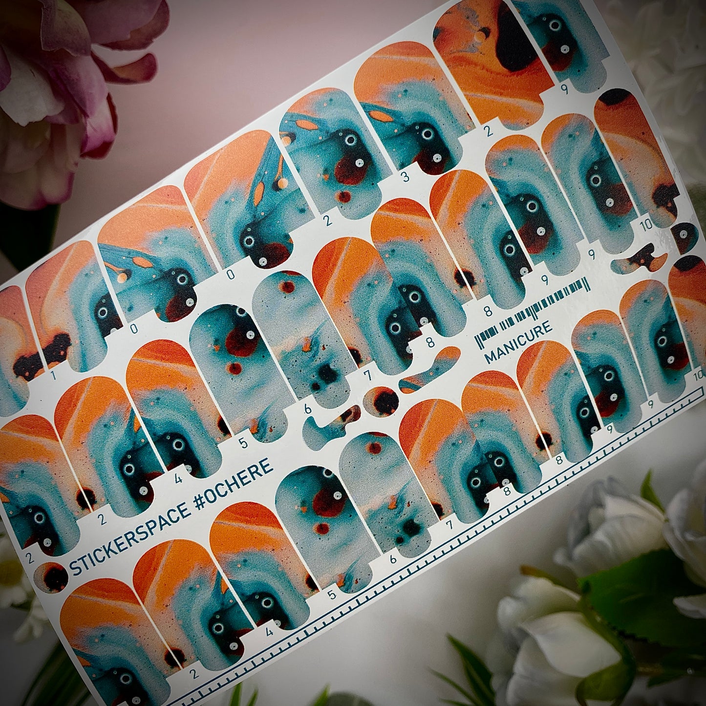 Nail wrap "Ochere"
