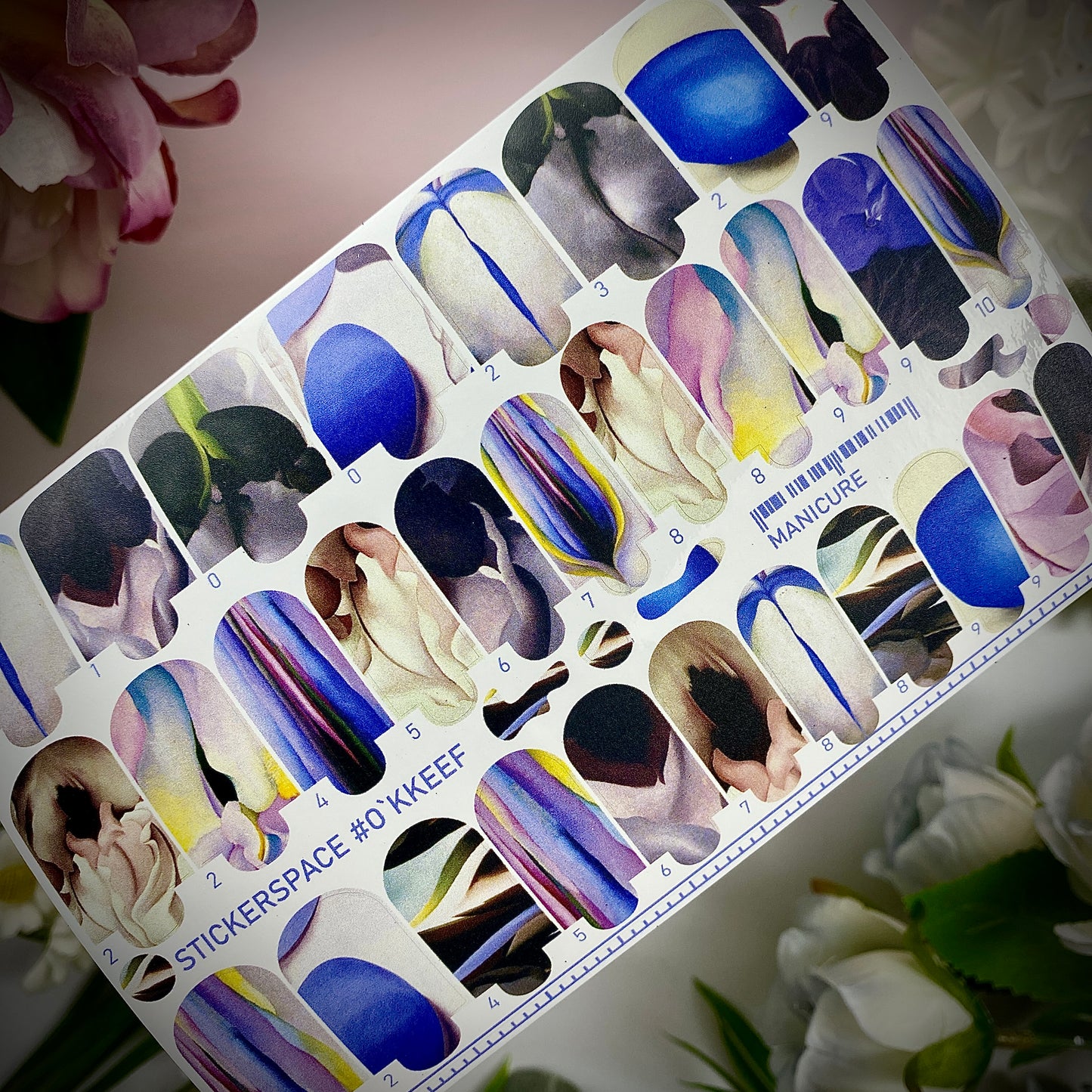 Nail wrap "O`Keeffe"