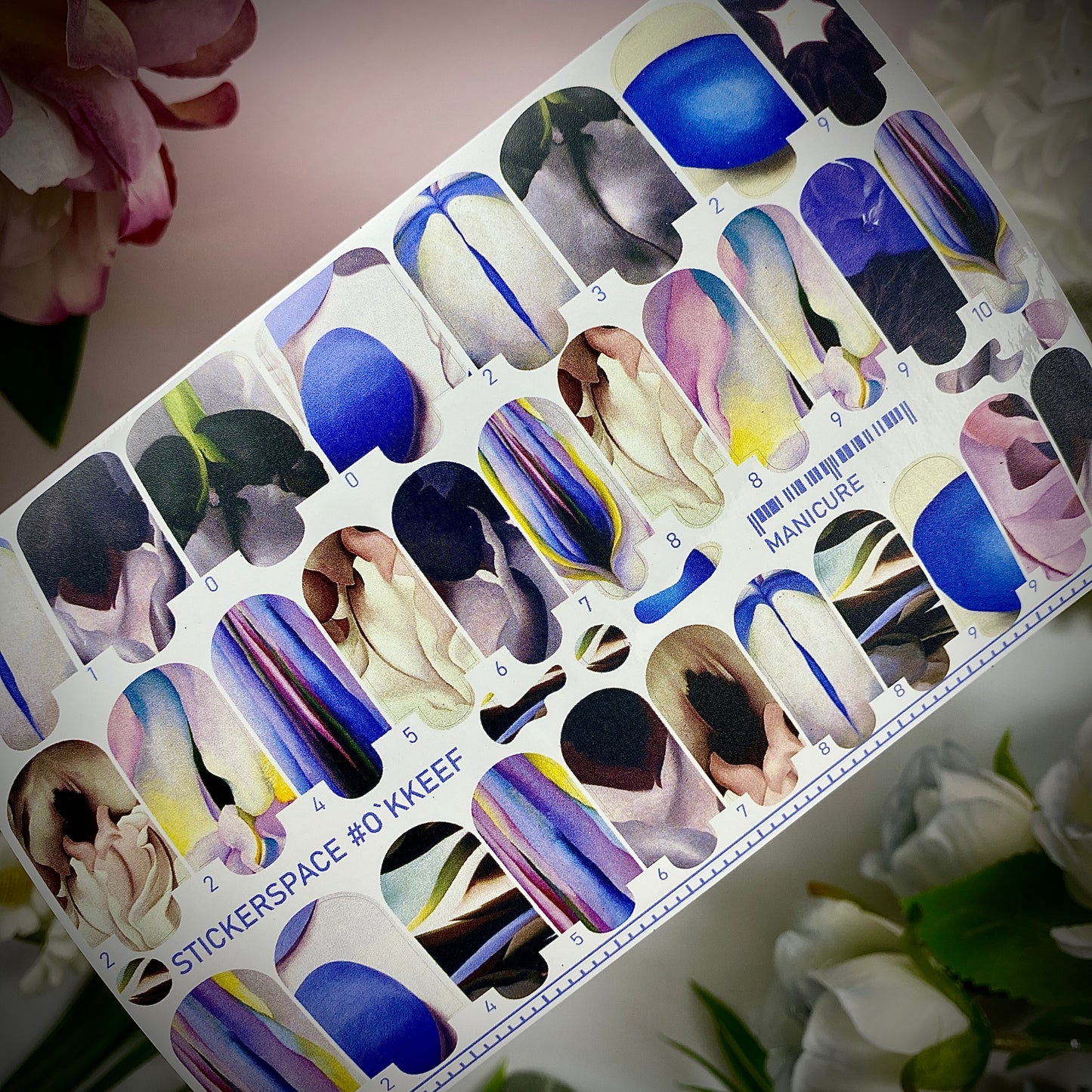 Nail wrap "O`Keeffe"
