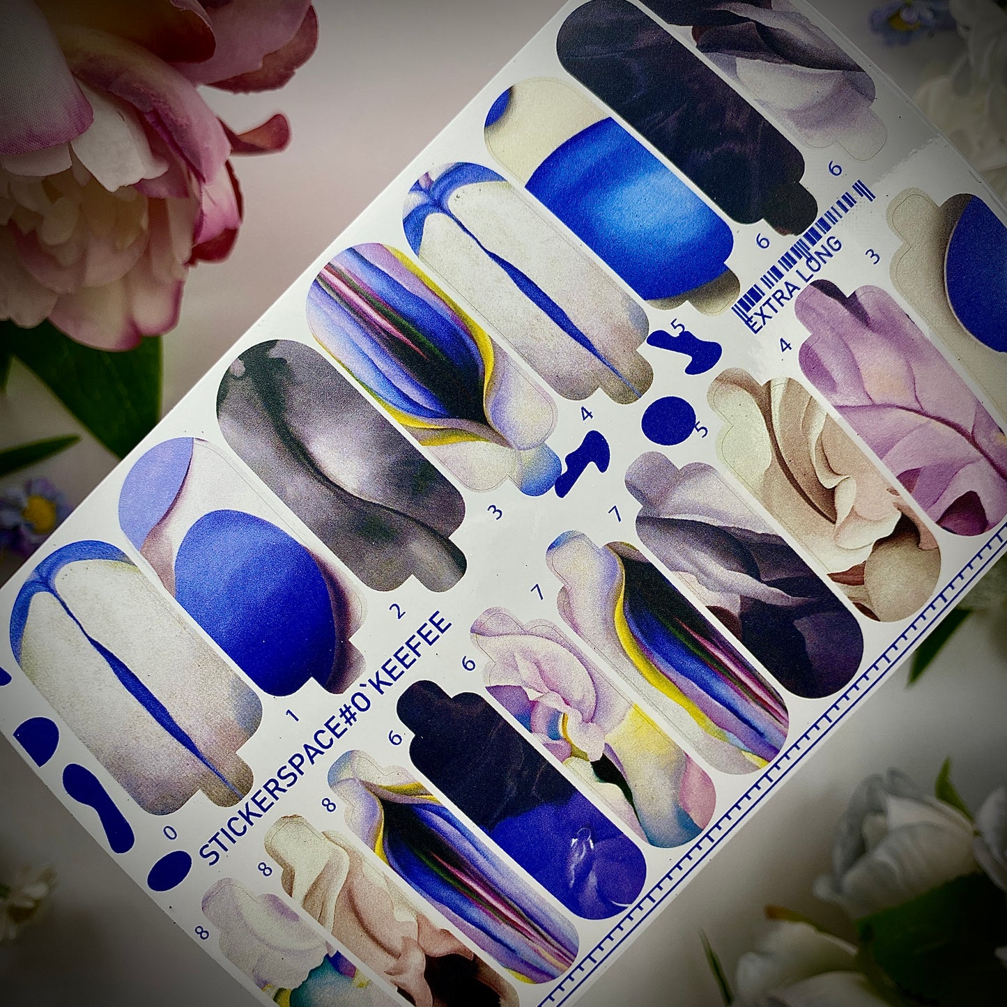 Nail wrap "O`Keeffe"