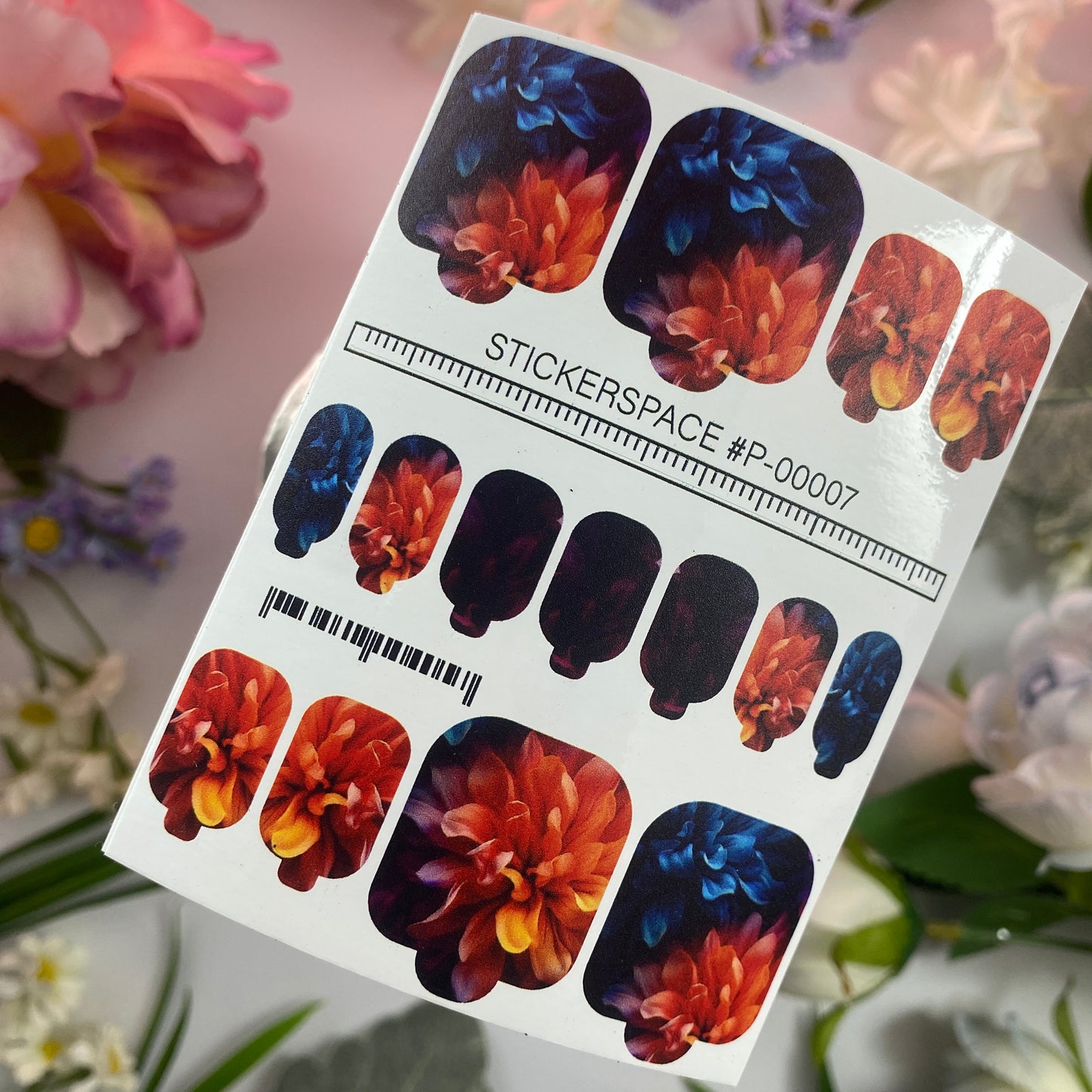 Nail pedicure wraps mini P-00007