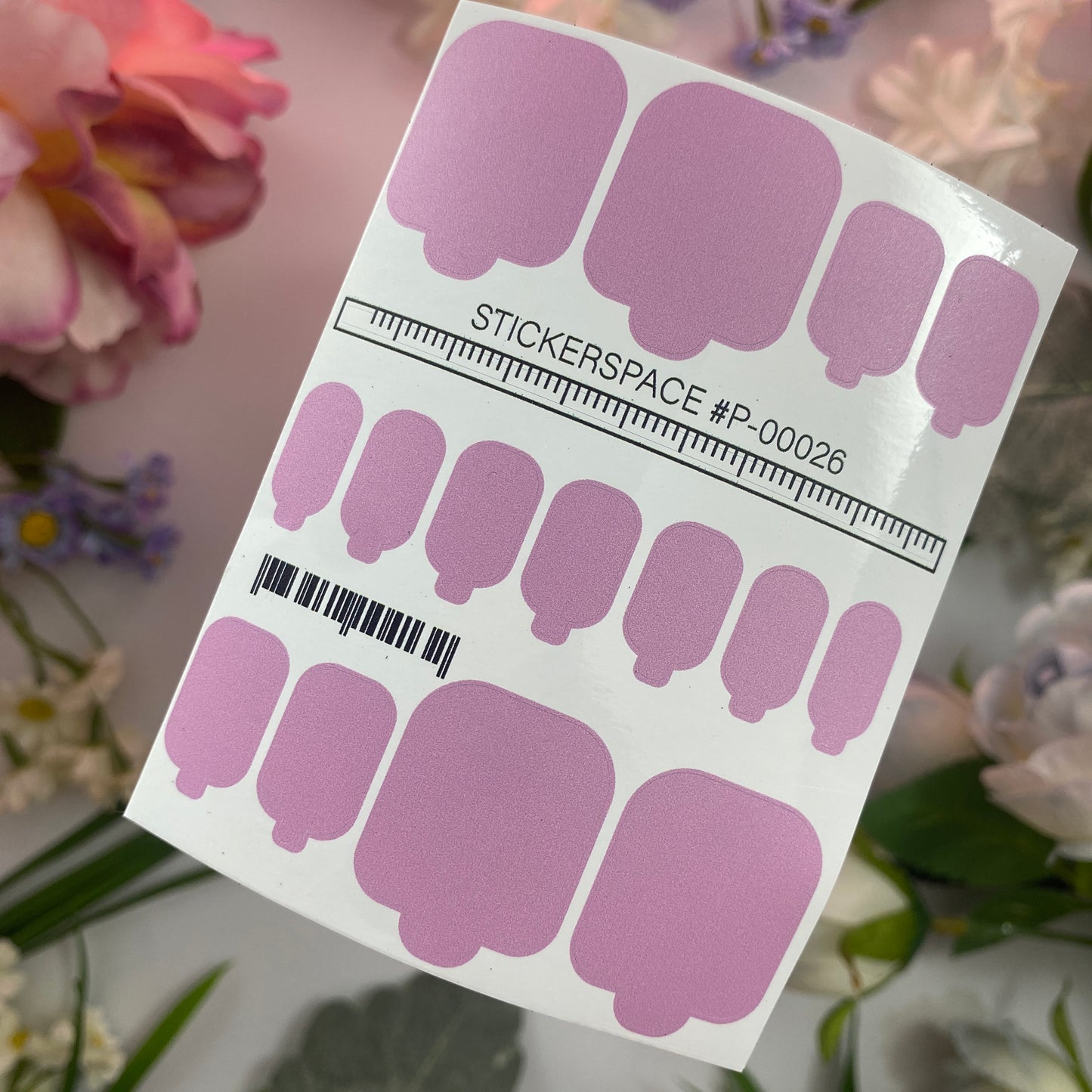 Міні-плівки для нігтів Фіолетовий S-00025