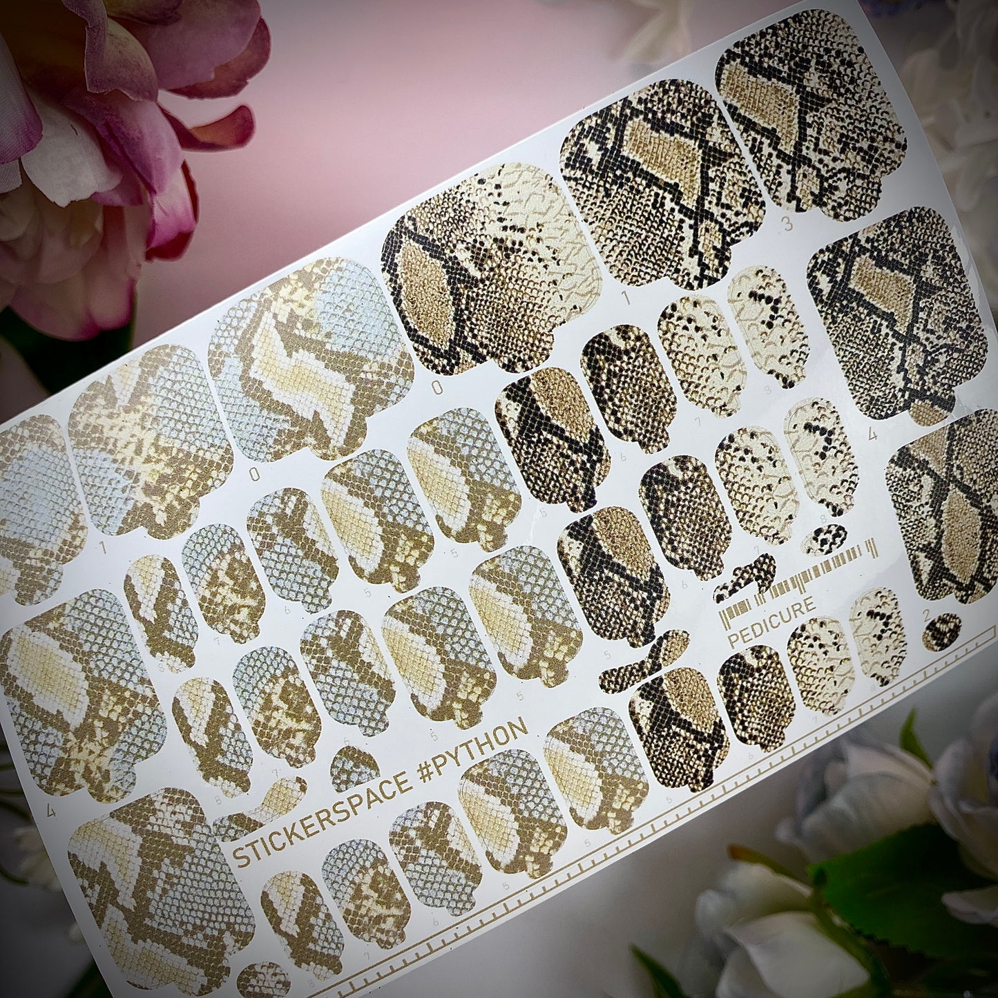 Плівки на нігті "Python"