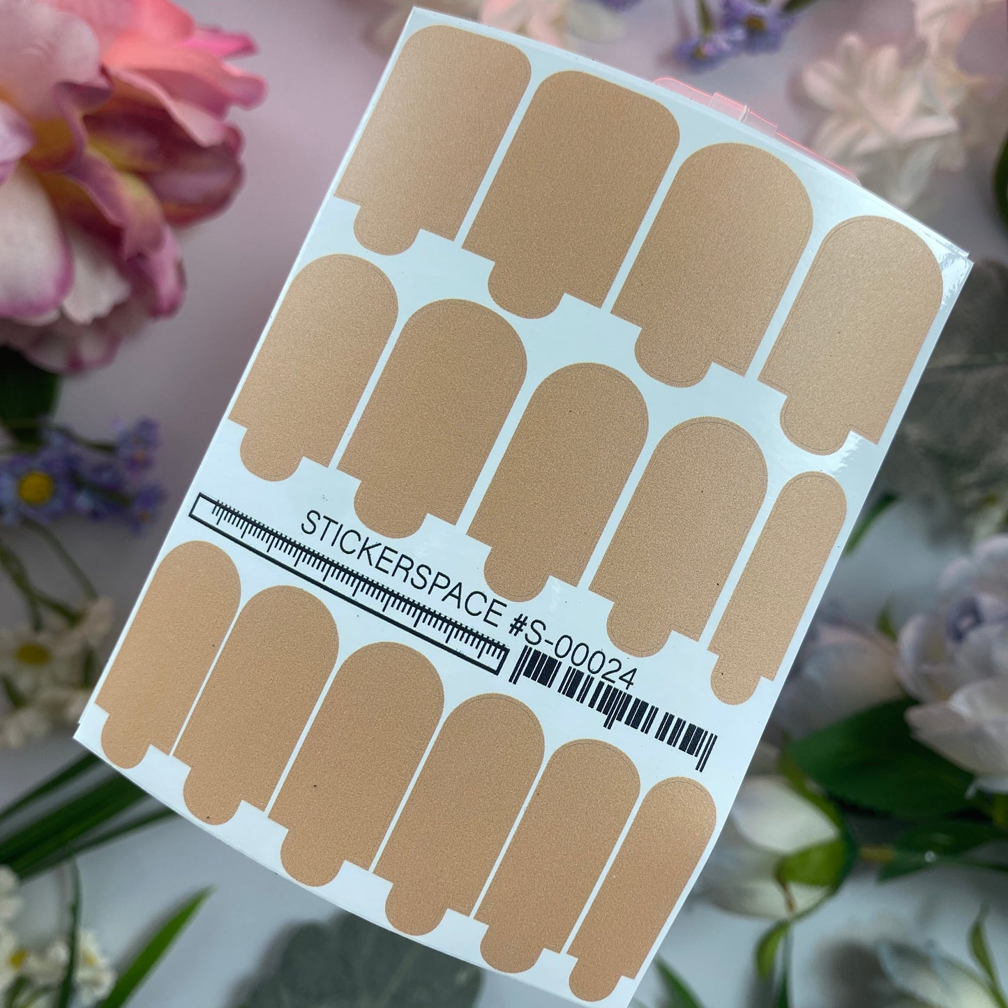 Nail wraps mini Nude S-00024