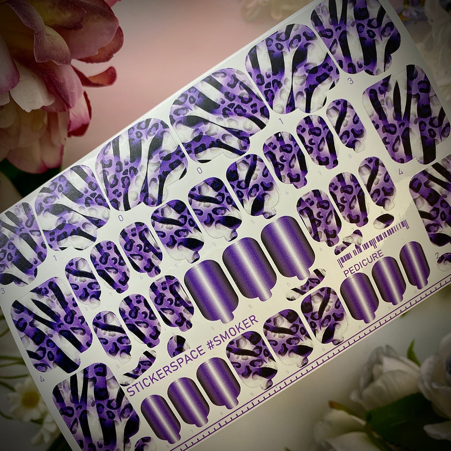 Плівки для педикюр "Smokey"