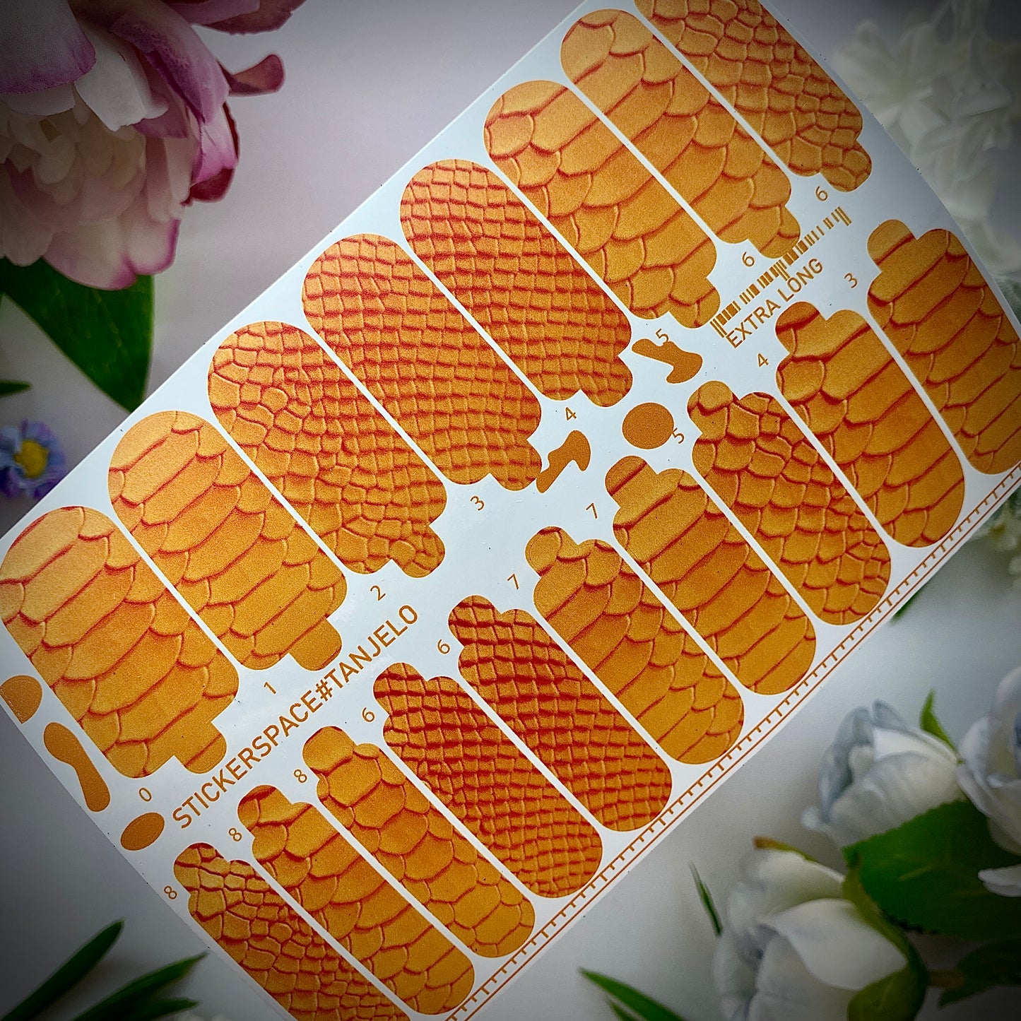 Nail wrap "Tangelo"