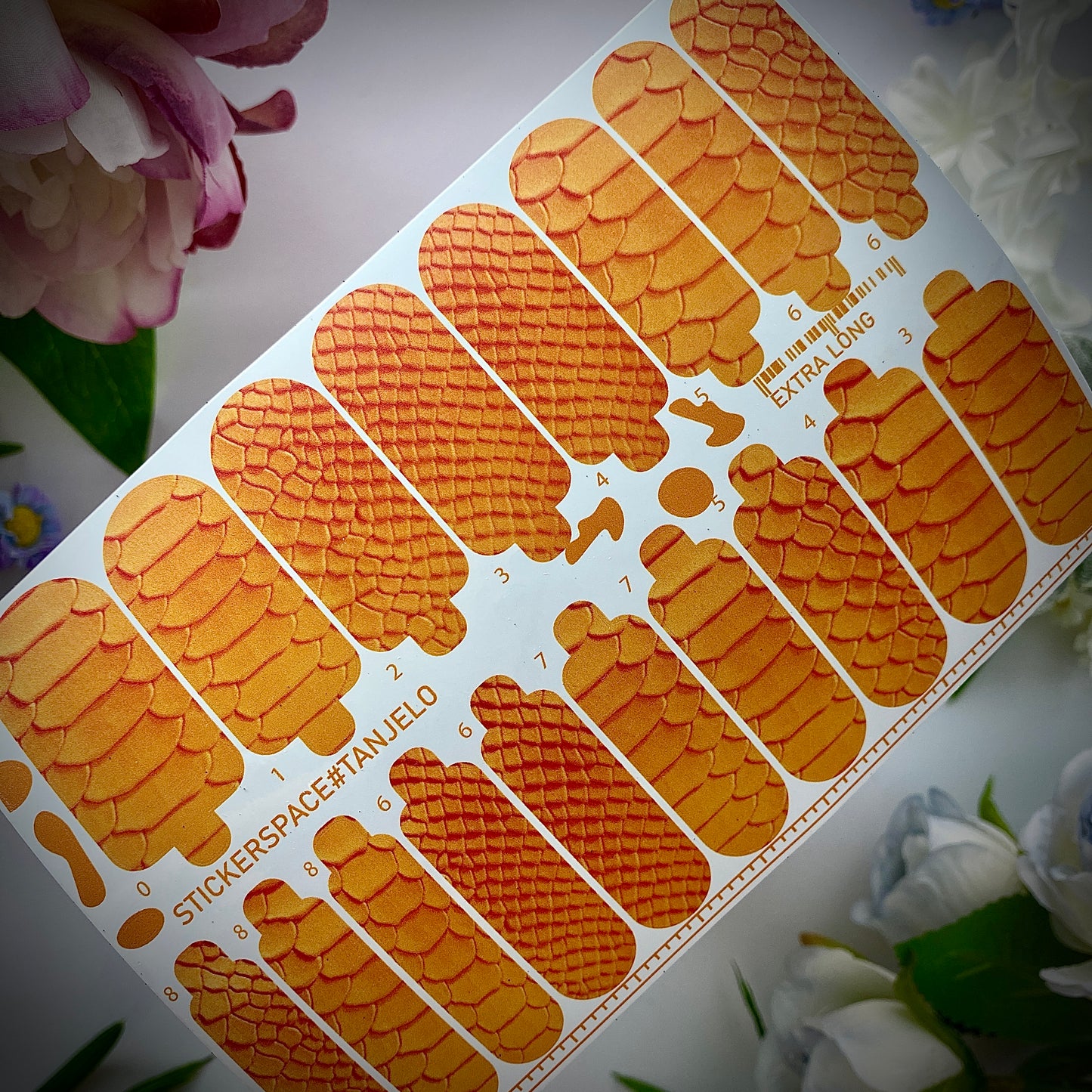 Nail wrap "Tangelo"
