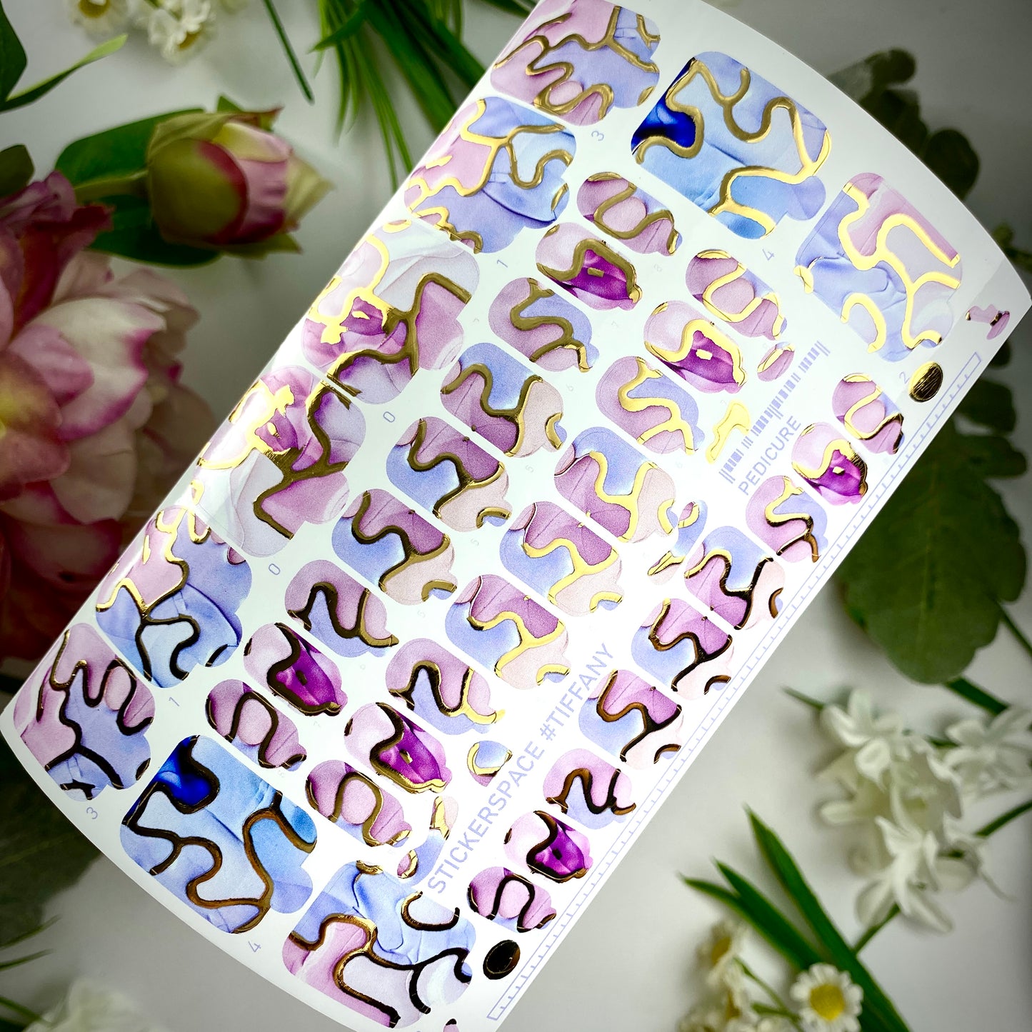 Nail wrap "Tiffany"