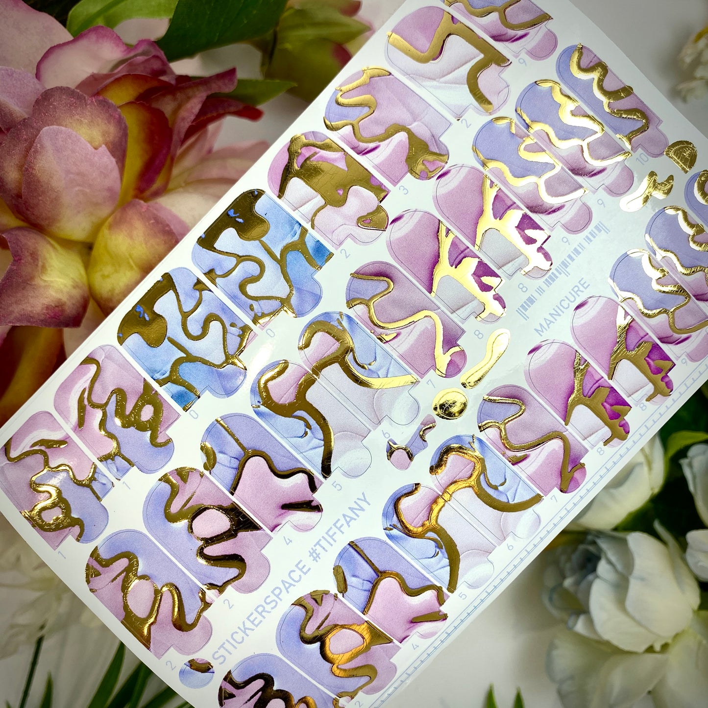 Nail wrap "Tiffany"