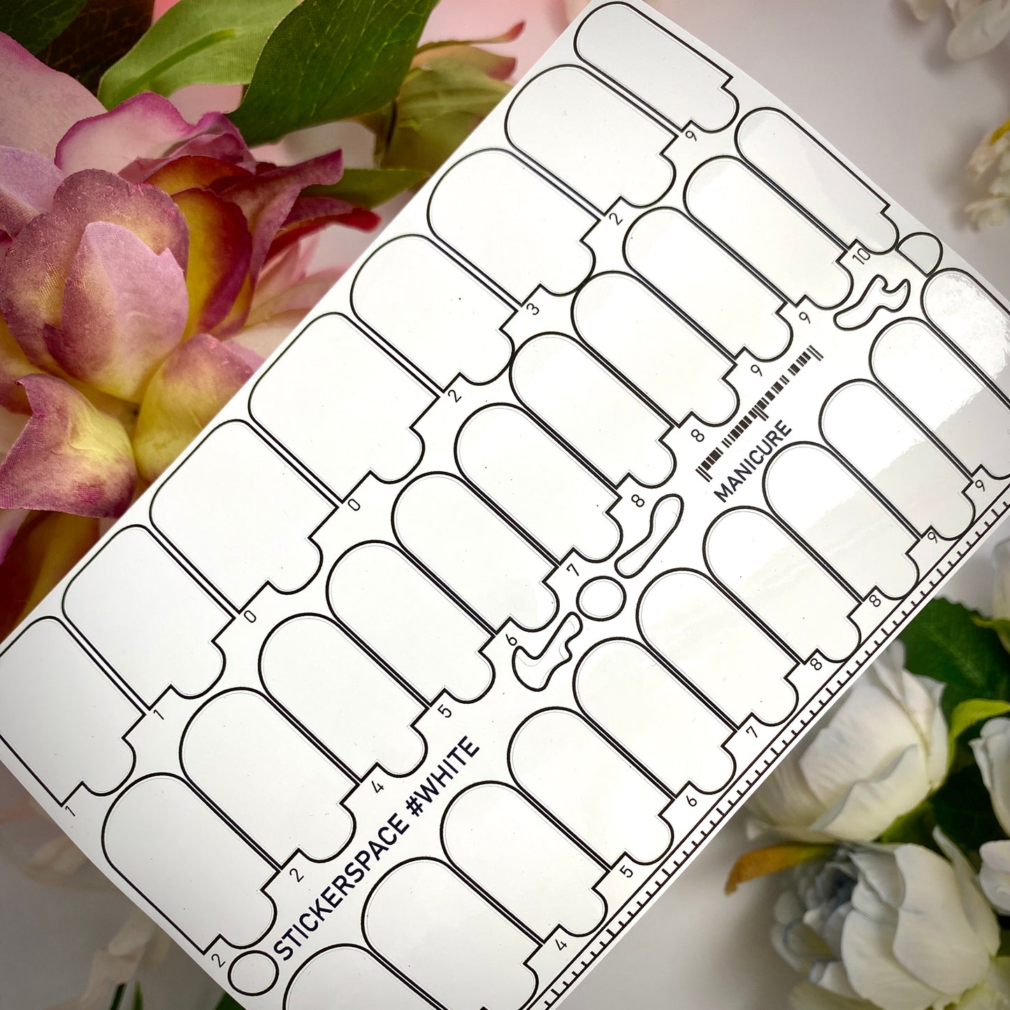 Плівки на нігті "White"