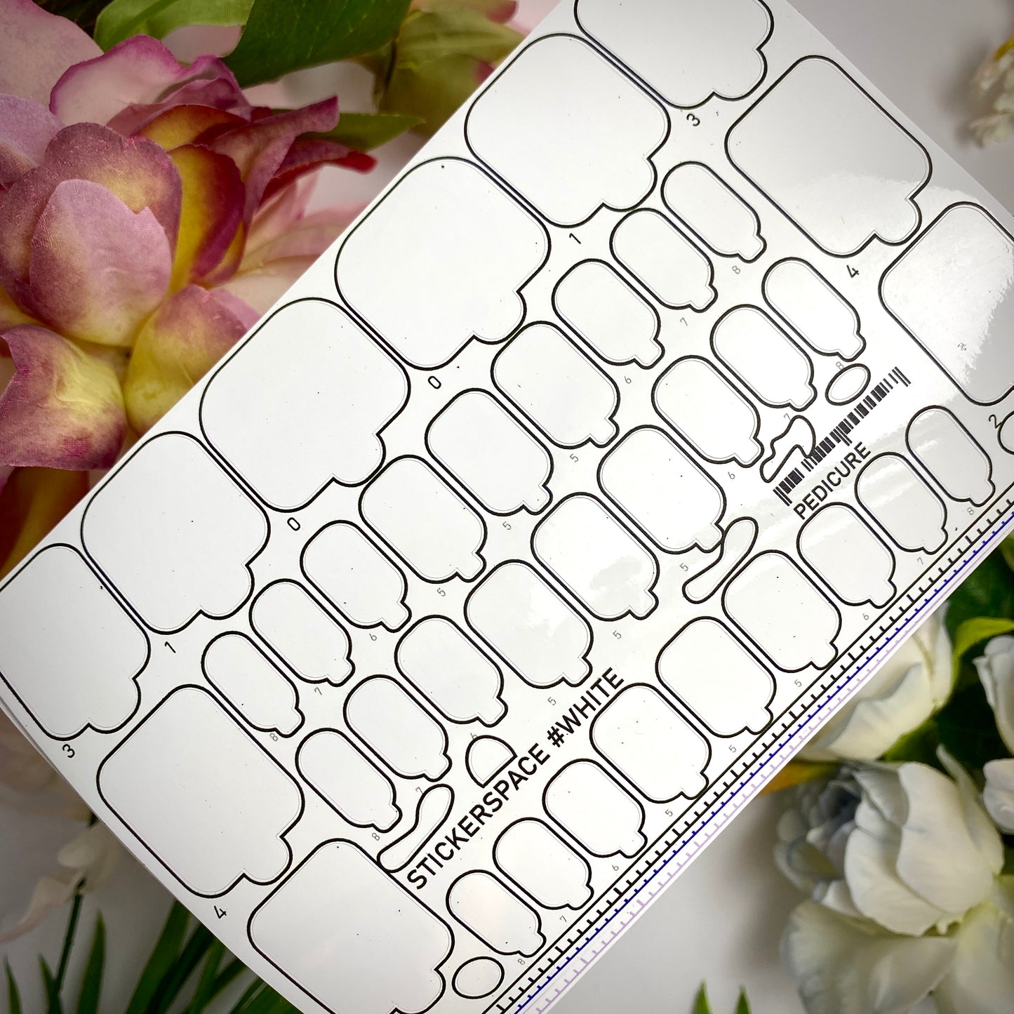 Плівки на нігті "White"