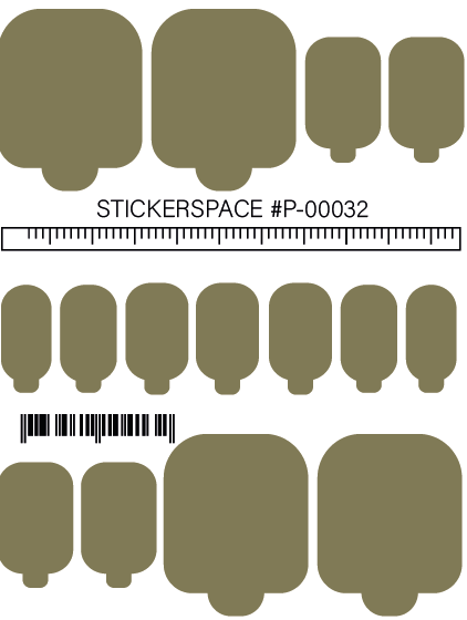 Педикюрні міні плівки P-00032